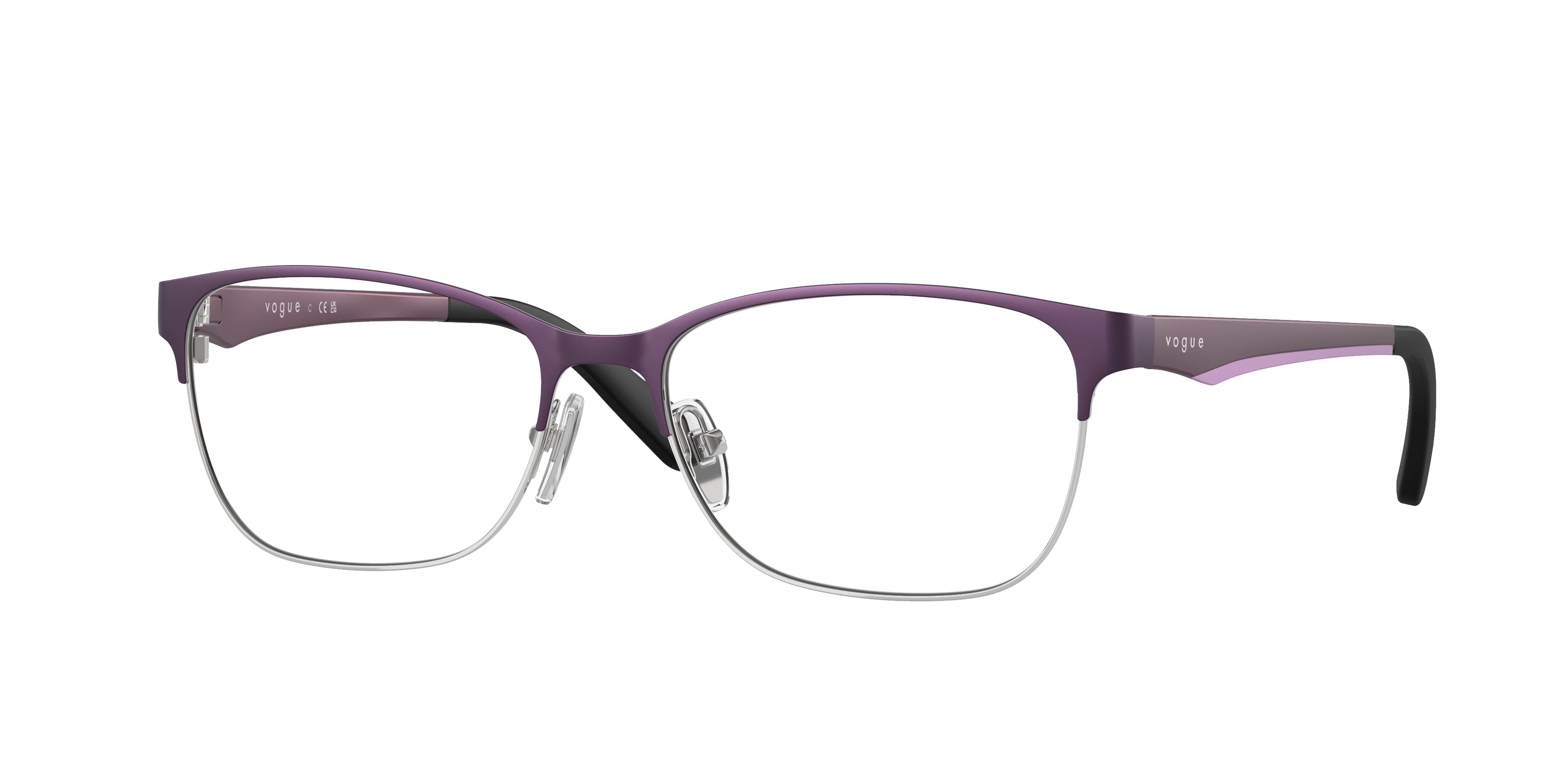 Vogue VO3940 Square Eyeglasses 965S-Plum 54-140-16 - Color Map Violet