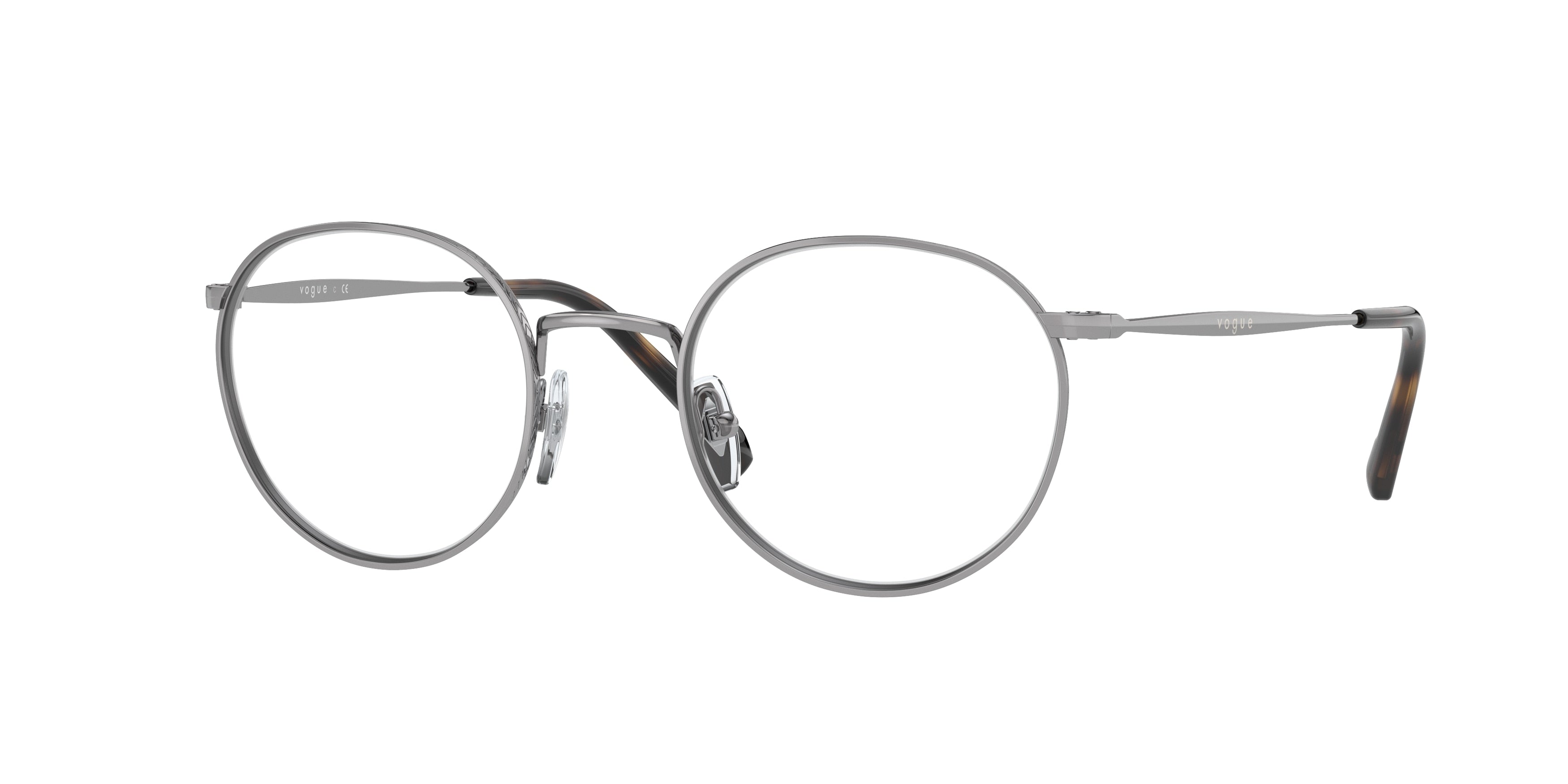 Vogue VO4183 Phantos Eyeglasses 548-Gunmetal 51-145-21 - Color Map Grey