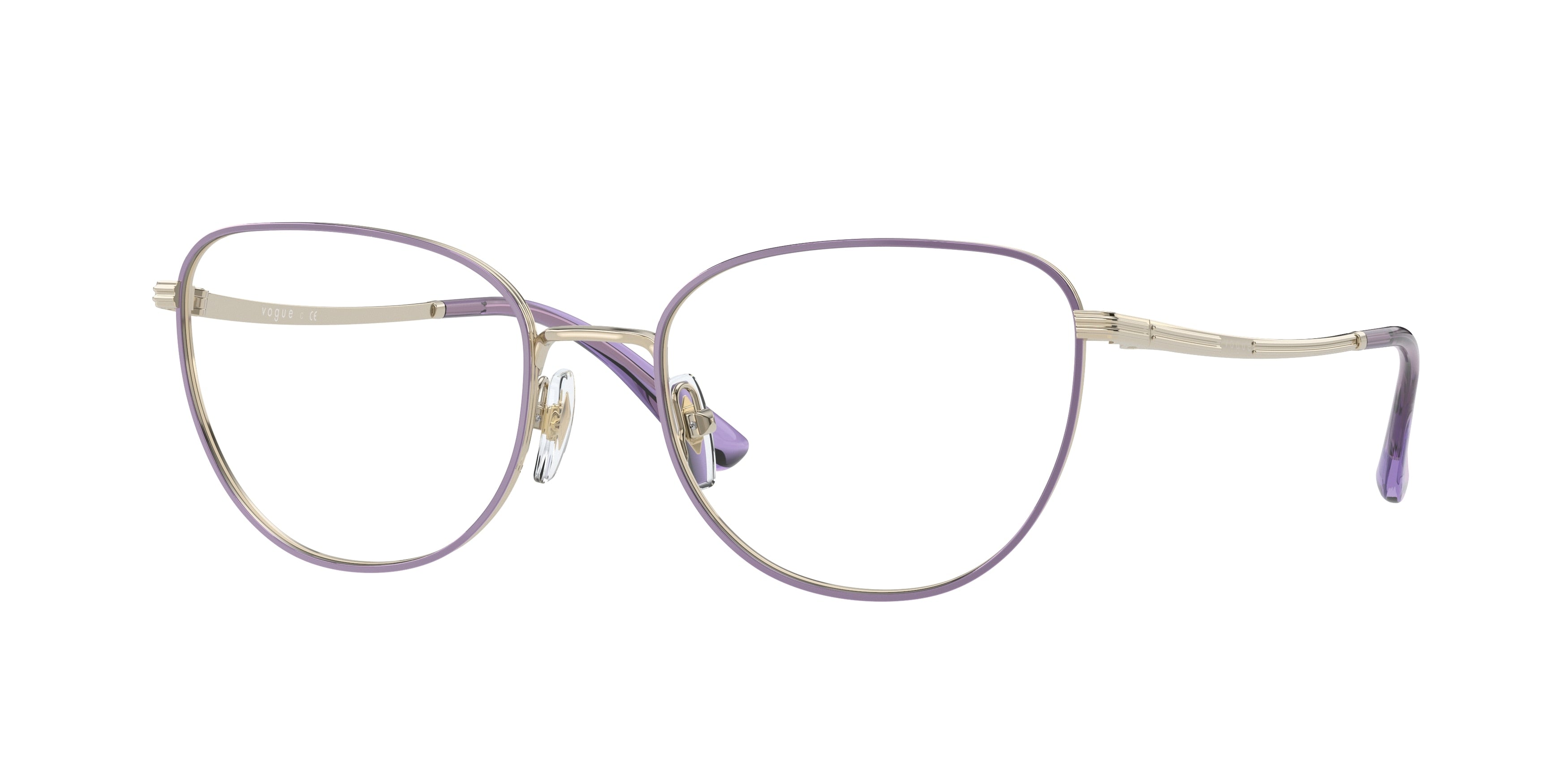 Vogue VO4229 Butterfly Eyeglasses 5141-Top Violet/Pale Gold 51-140-18 - Color Map Violet