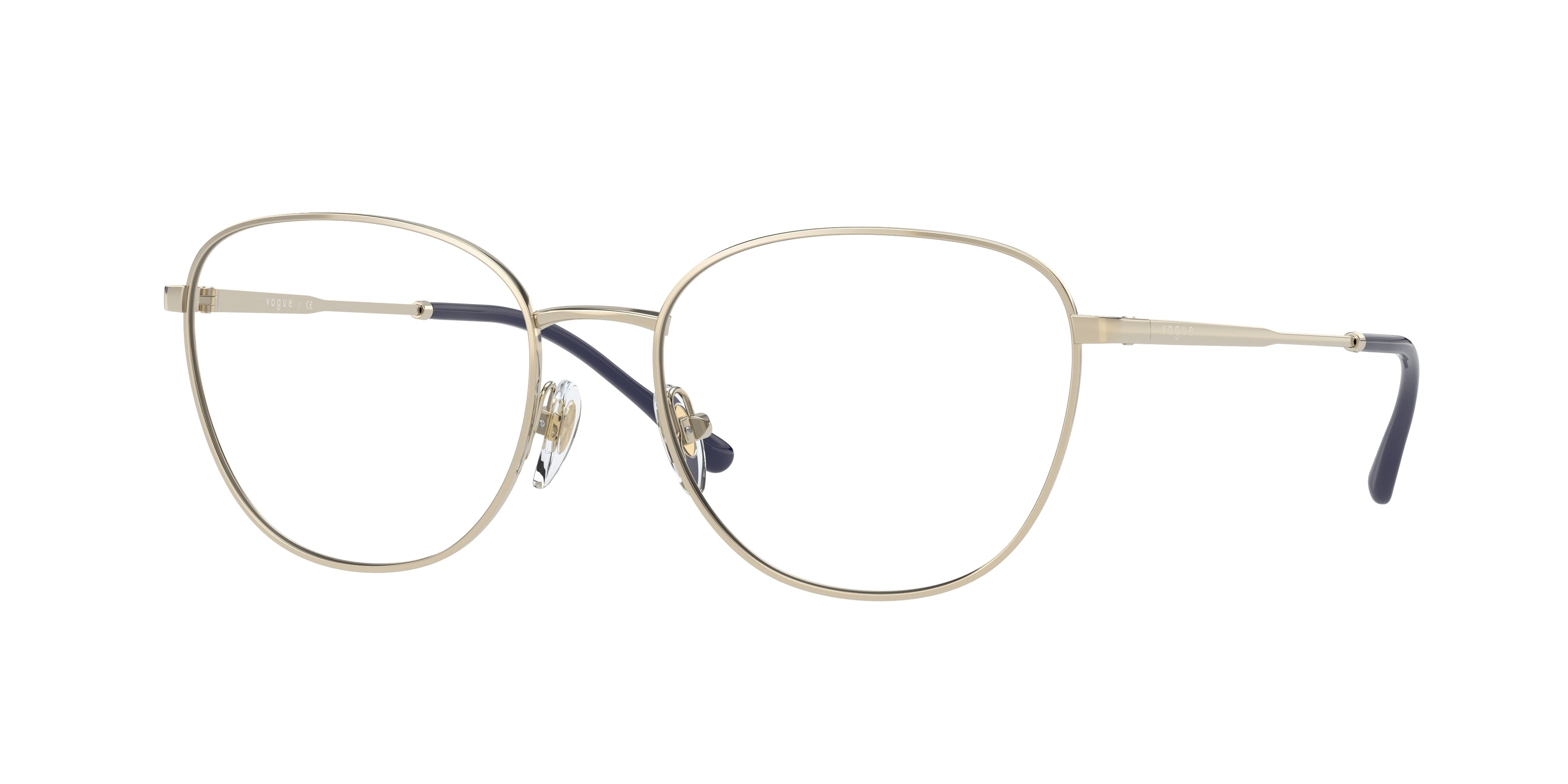 Vogue VO4231 Butterfly Eyeglasses 848-Pale Gold 53-135-17 - Color Map Gold