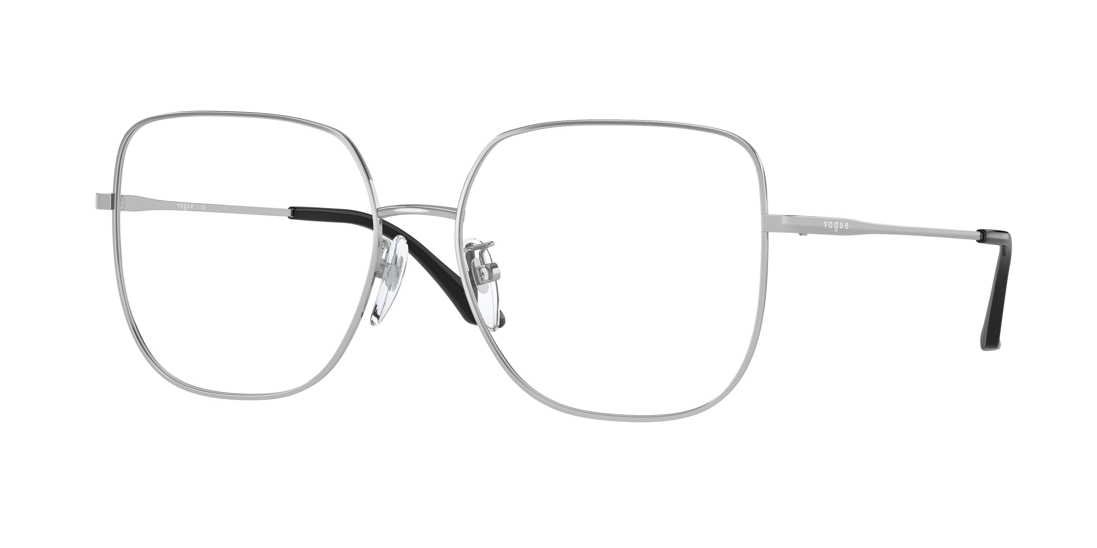 Vogue VO4238D Irregular Eyeglasses  323-Silver 56-145-16 - Color Map Silver