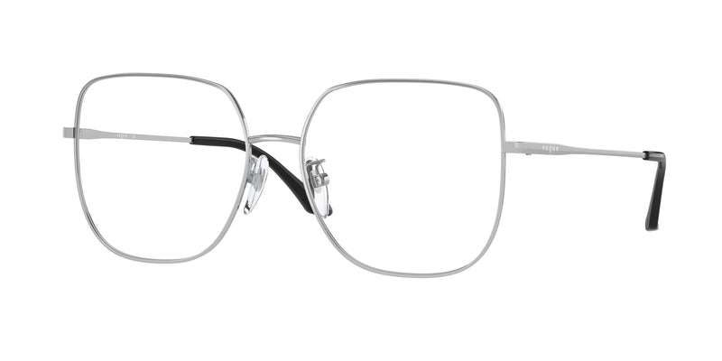 Vogue VO4238D Irregular Eyeglasses 323-Silver 56-145-16 - Color Map Silver