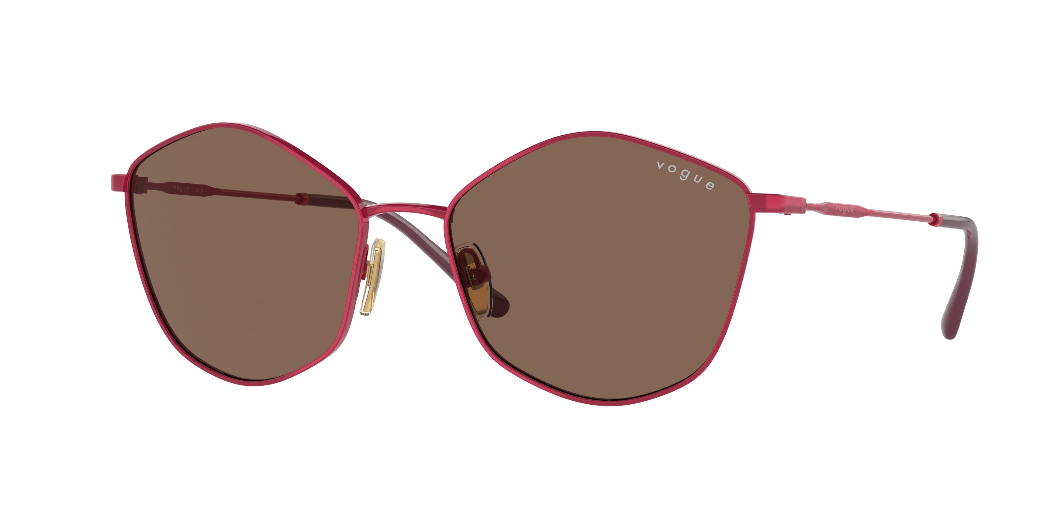 Vogue VO4282S Irregular Sunglasses  514573-Fuchsia 56-140-17 - Color Map Pink