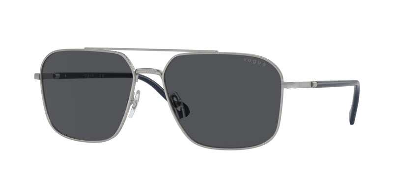 Vogue VO4289S Irregular Sunglasses 323S87-Matte Silver 59-145-16 - Color Map Silver