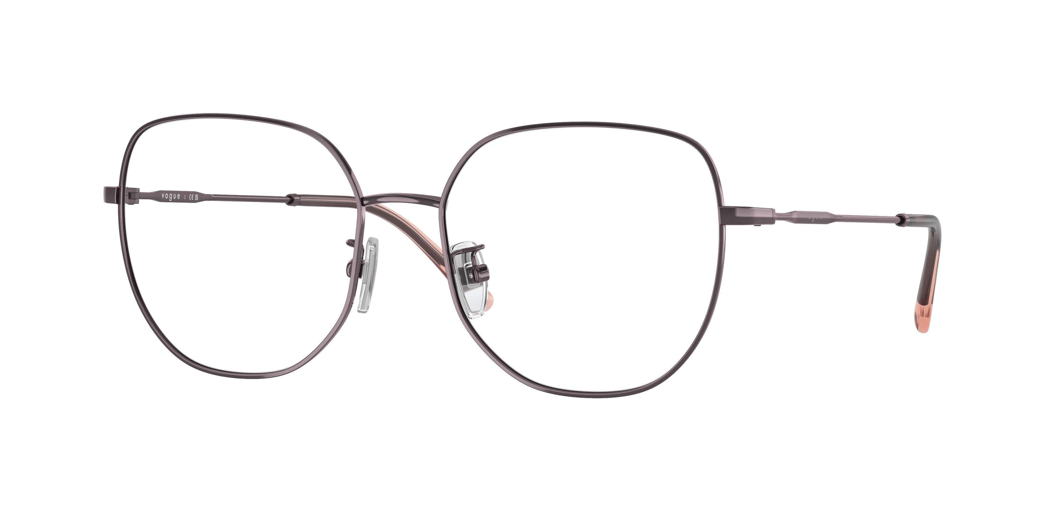 Vogue VO4296D Irregular Eyeglasses 5149-Light Violet 54-140-17 - Color Map Violet