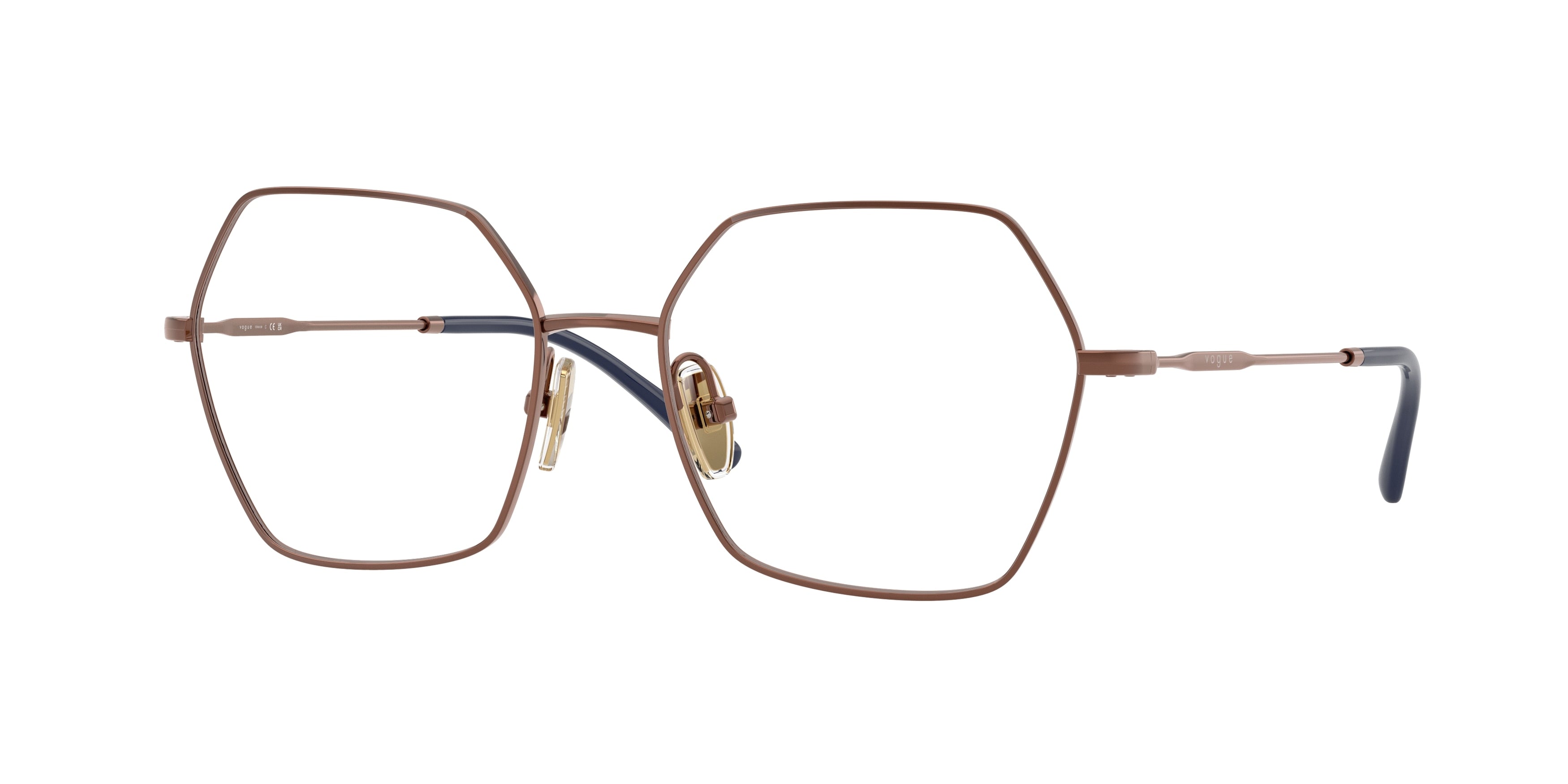 Vogue VO4297T Irregular Eyeglasses 5212-Copper 53-140-17 - Color Map Copper