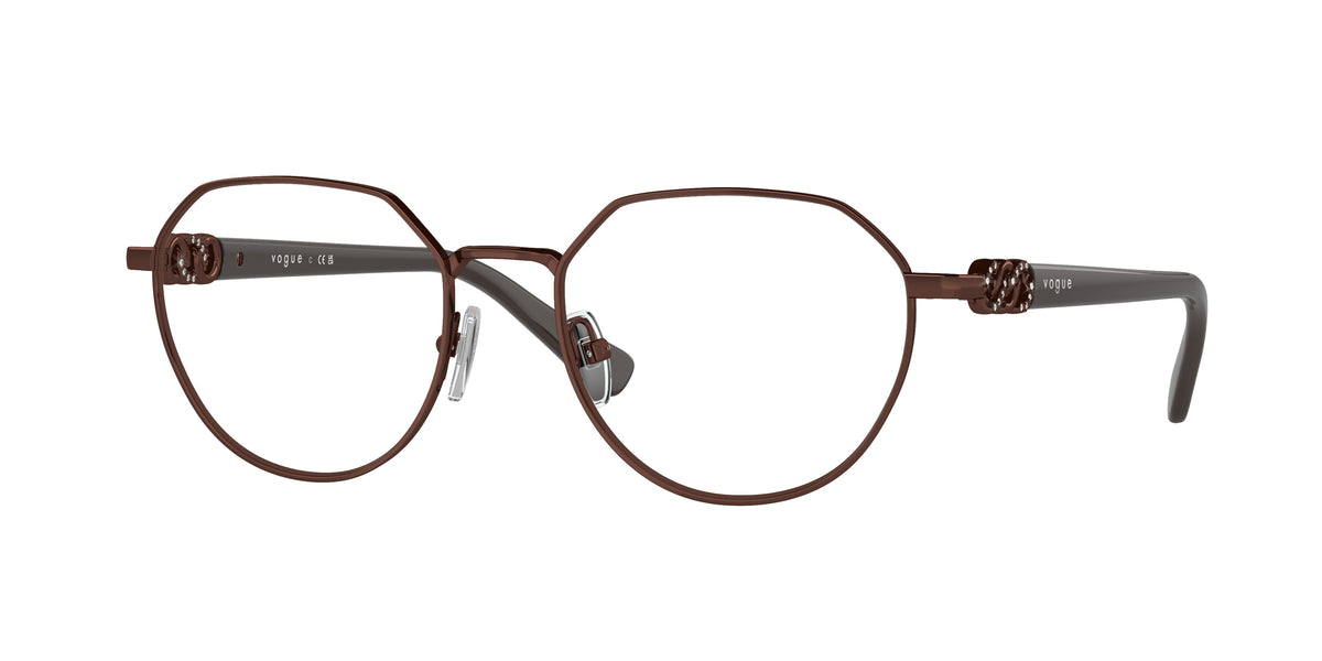 Vogue VO4311B Irregular Eyeglasses 5074-Copper 53-140-18 - Color Map Copper