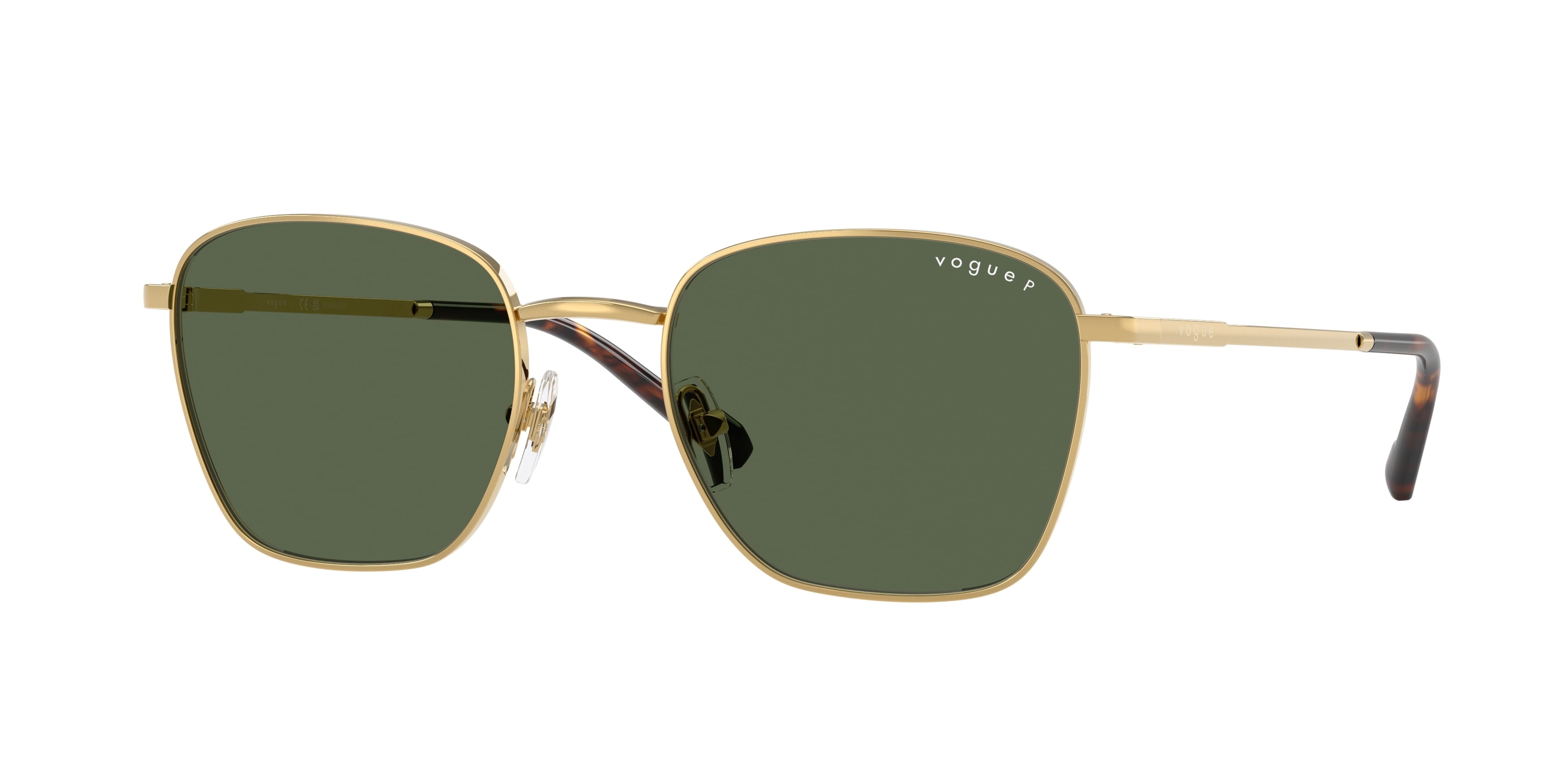 Vogue VO4322S Pillow Sunglasses 280/9A-Gold 53-145-20 - Color Map Gold