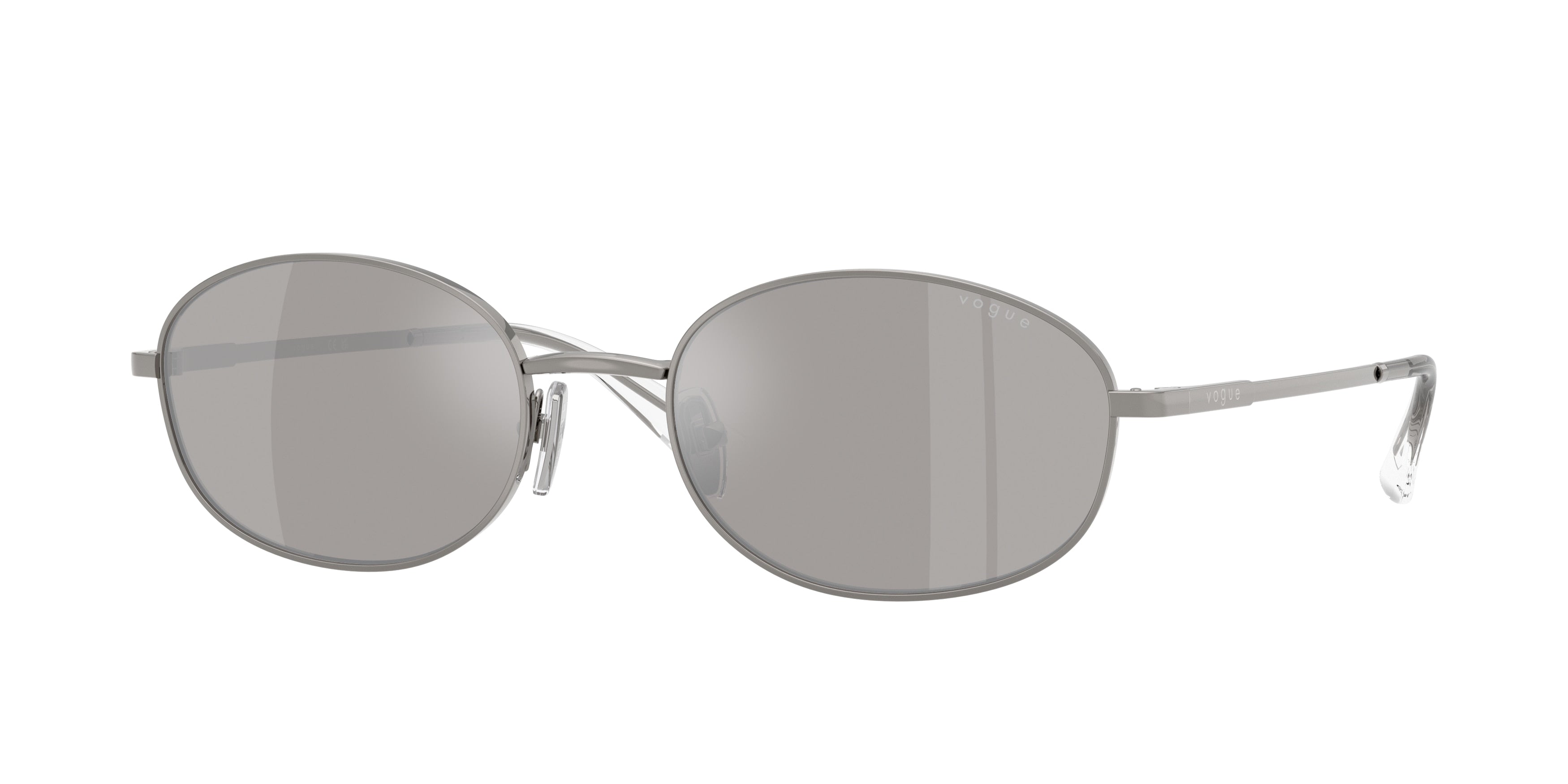 Vogue VO4323S Oval Sunglasses 548/6G-Gunmetal 56-140-20 - Color Map Grey