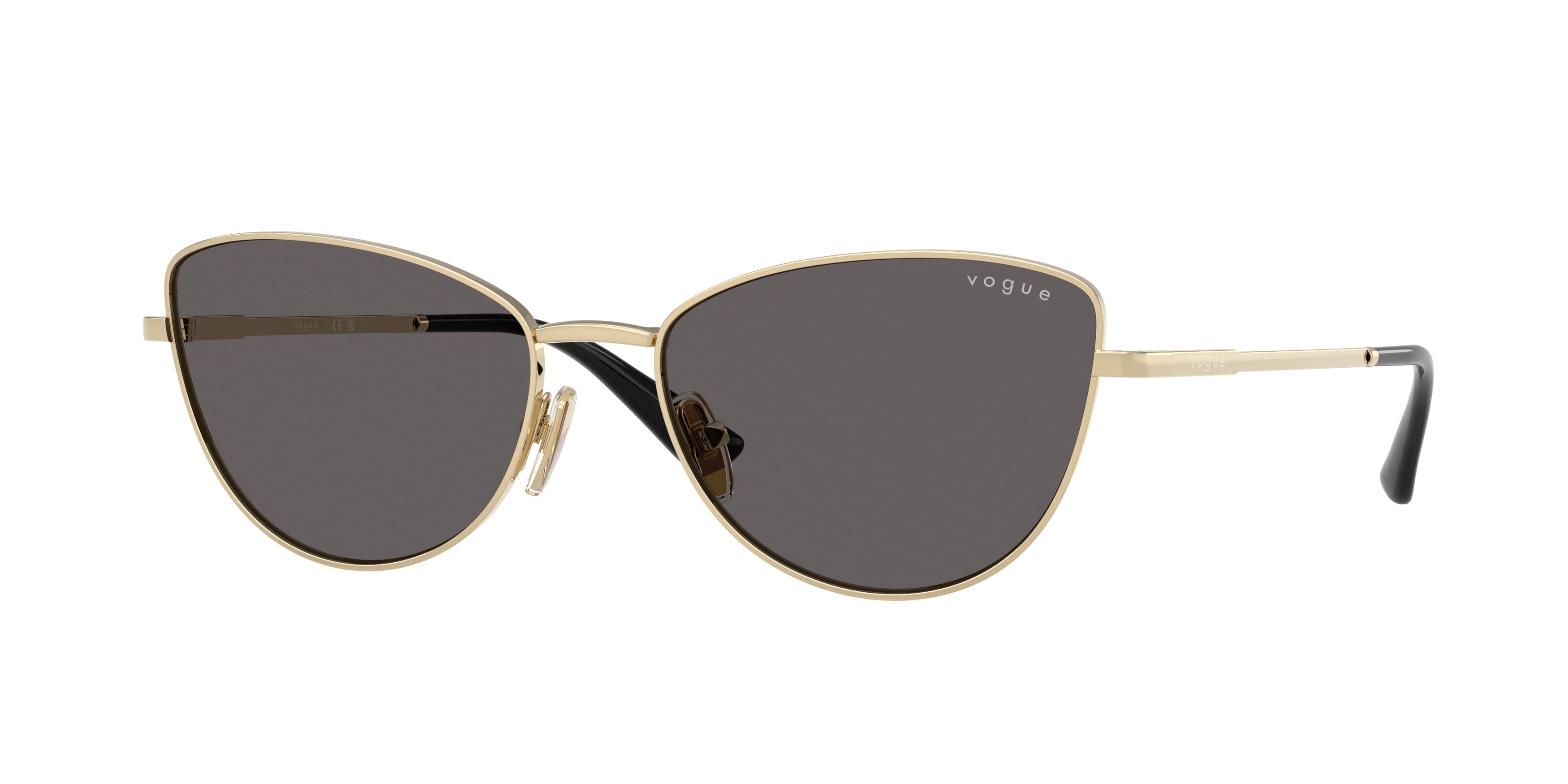 Vogue VO4324S Butterfly Sunglasses 848/87-Pale Gold 56-140-17 - Color Map Gold