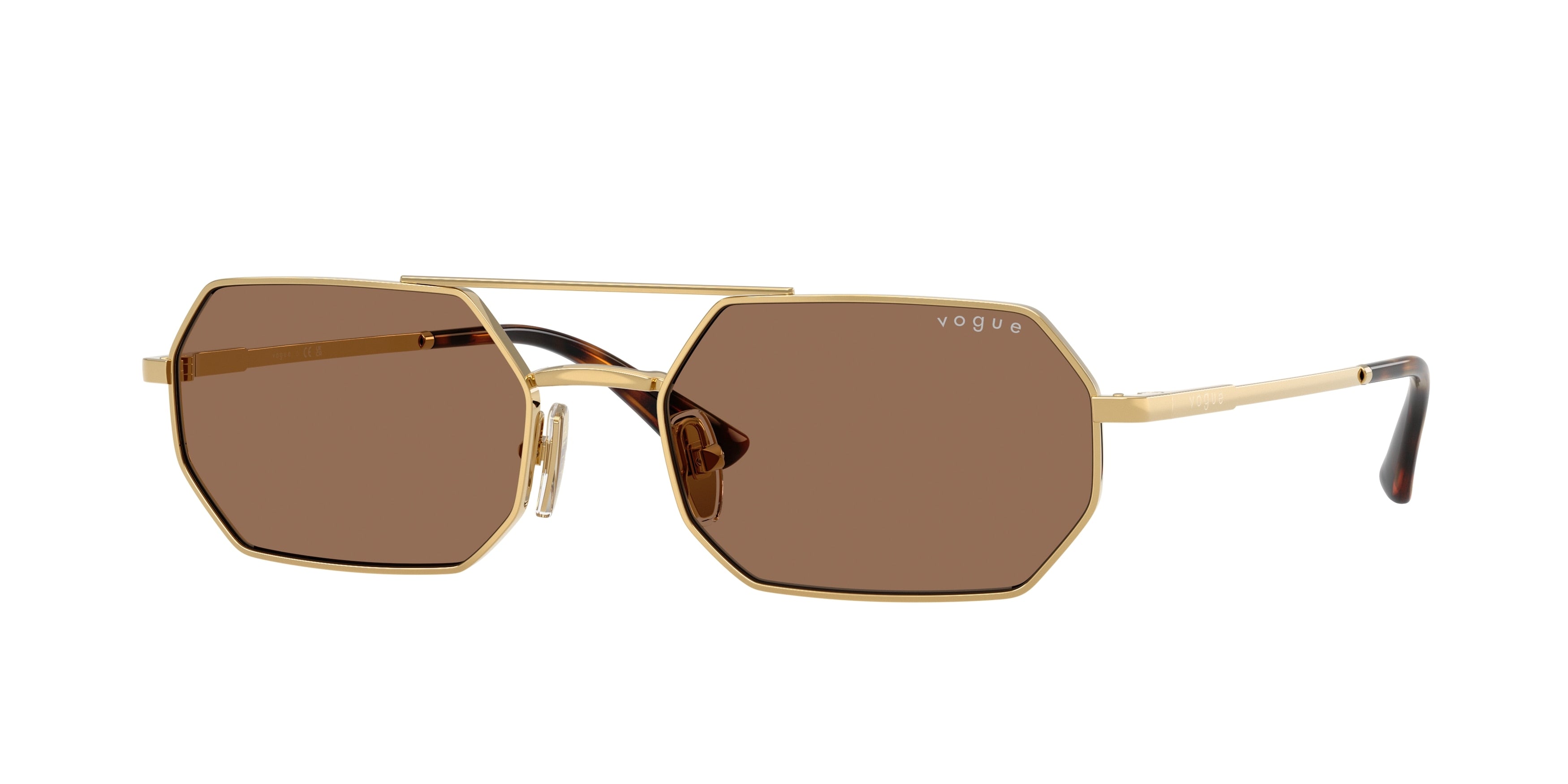 Vogue VO4329S Irregular Sunglasses 280/73-Gold 55-140-18 - Color Map Gold