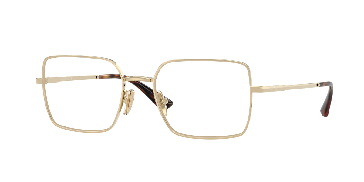 Vogue VO4340 Rectangle Eyeglasses 848-Pale Gold 53-140-18 - Color Map Gold