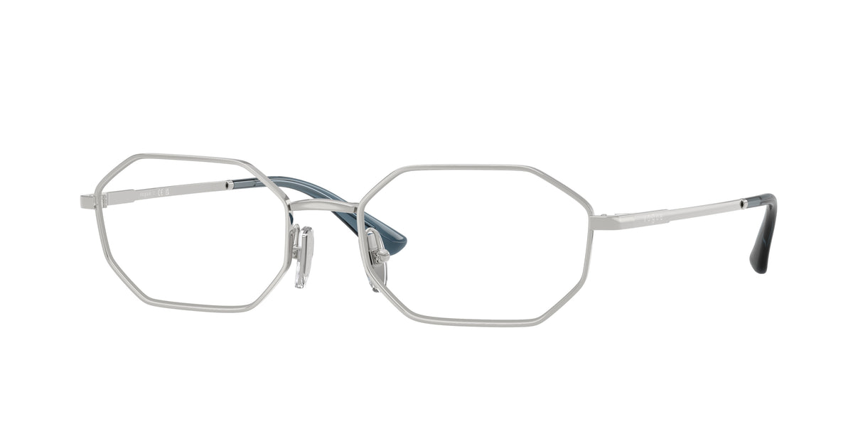 Vogue VO4341 Irregular Eyeglasses 323-Silver 54-140-18 - Color Map Silver