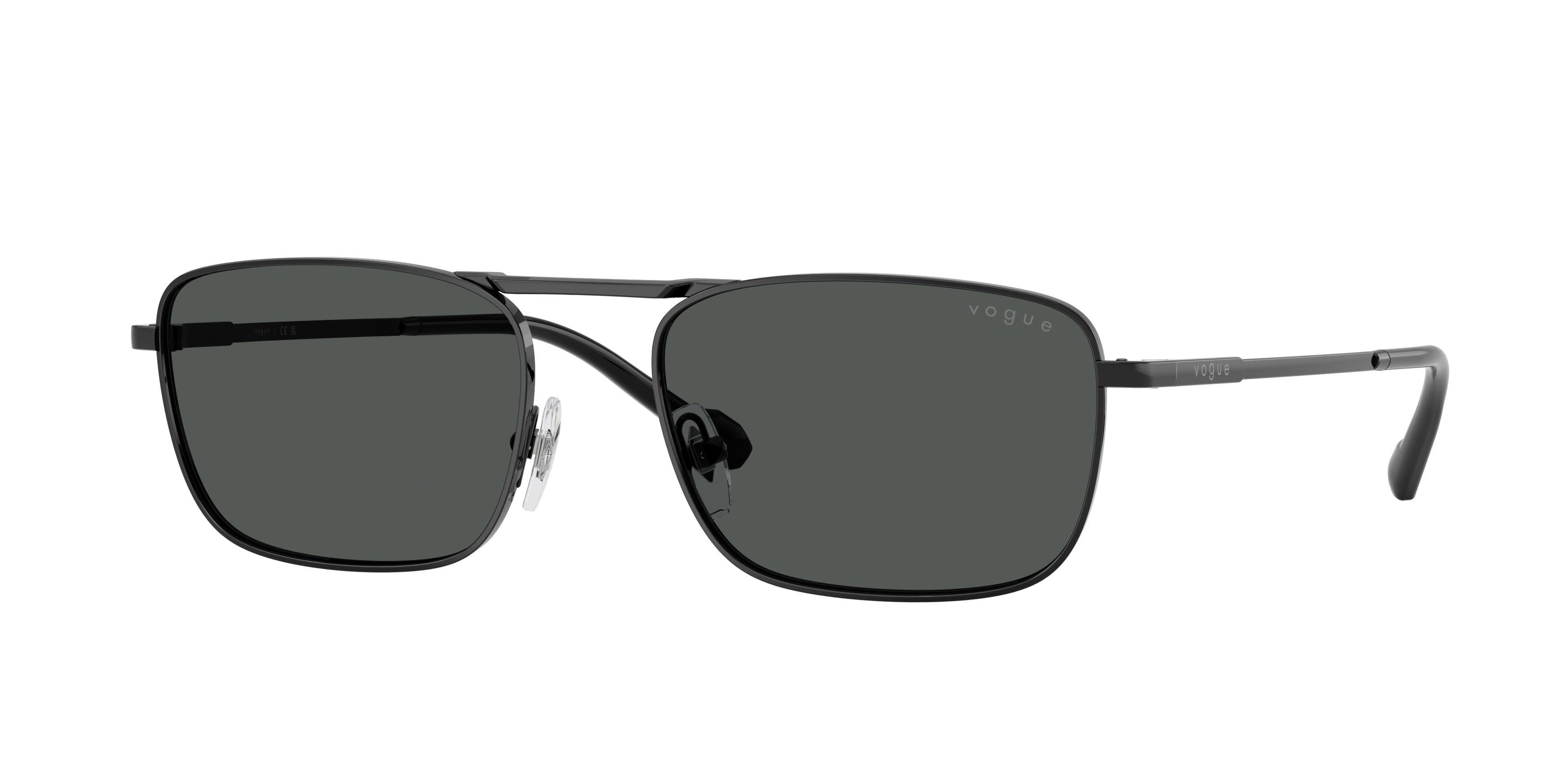 Vogue VO4346S Pillow Sunglasses 352/87-Black 56-145-18 - Color Map Black