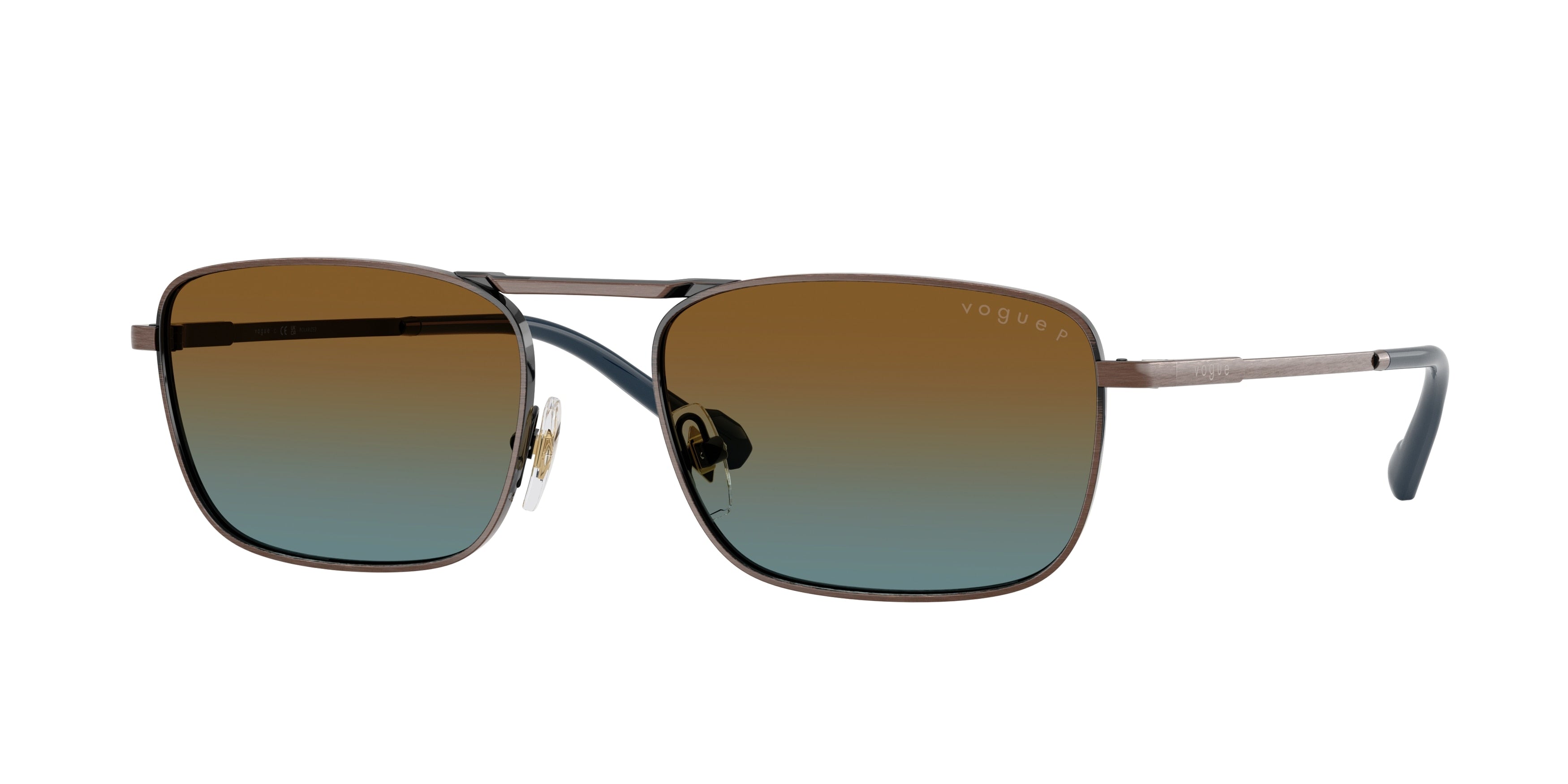 Vogue VO4346S Pillow Sunglasses 51351F-Antique Copper 56-145-18 - Color Map Brown
