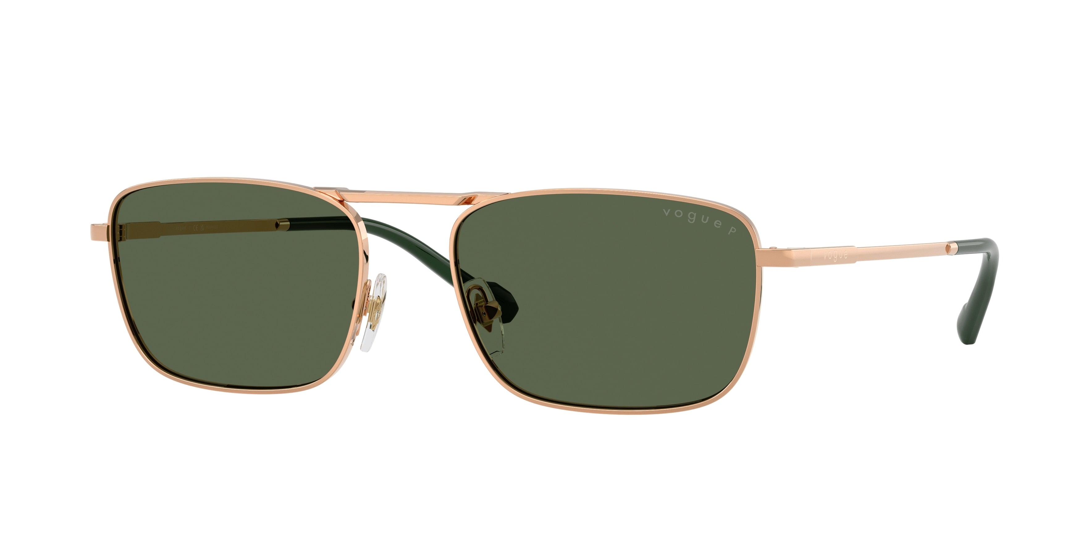 Vogue VO4346S Pillow Sunglasses 51529A-Rose Gold 56-145-18 - Color Map Gold