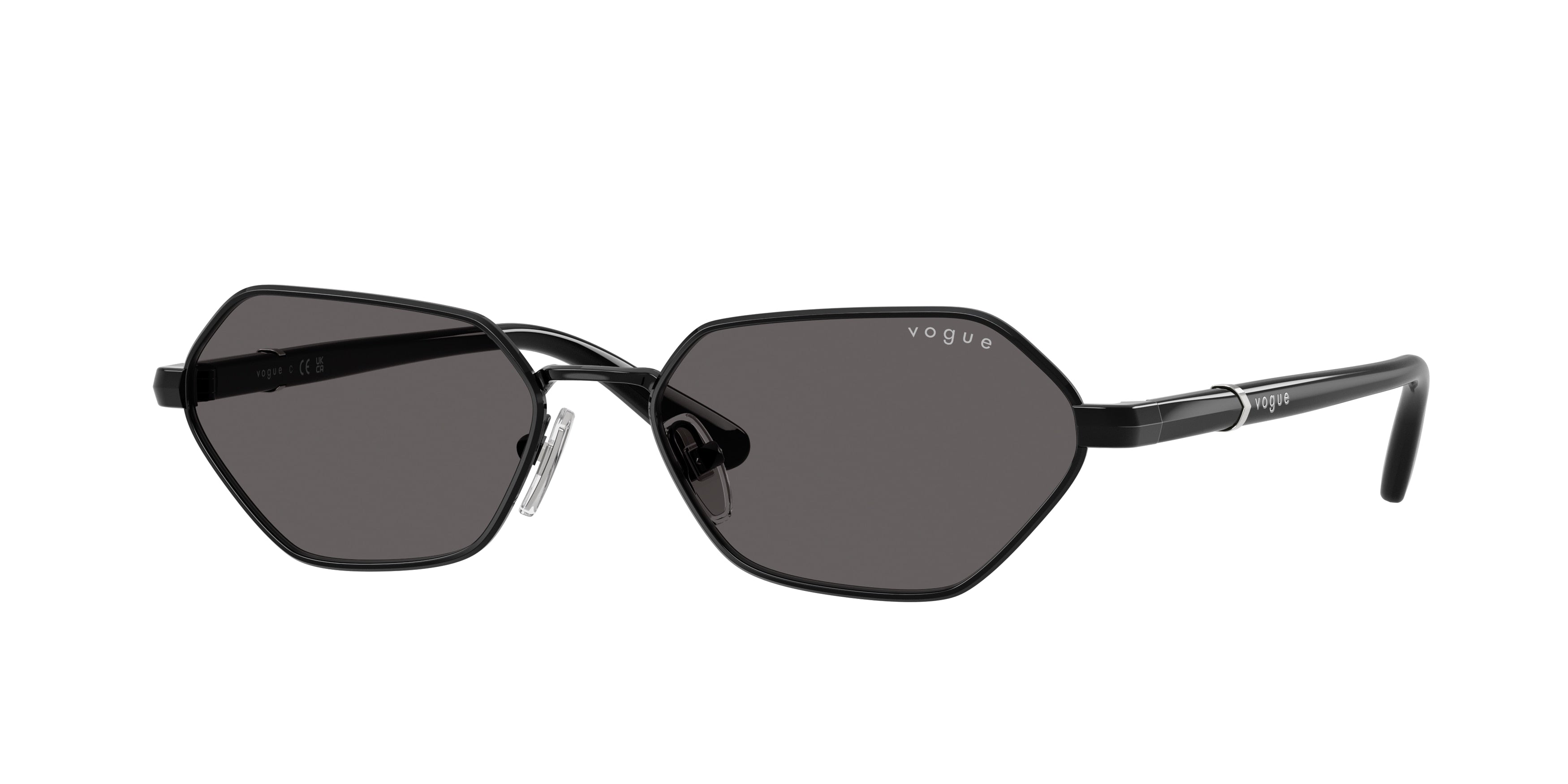 Vogue VO4349S Butterfly Sunglasses 352/87-Black 54-140-16 - Color Map Black