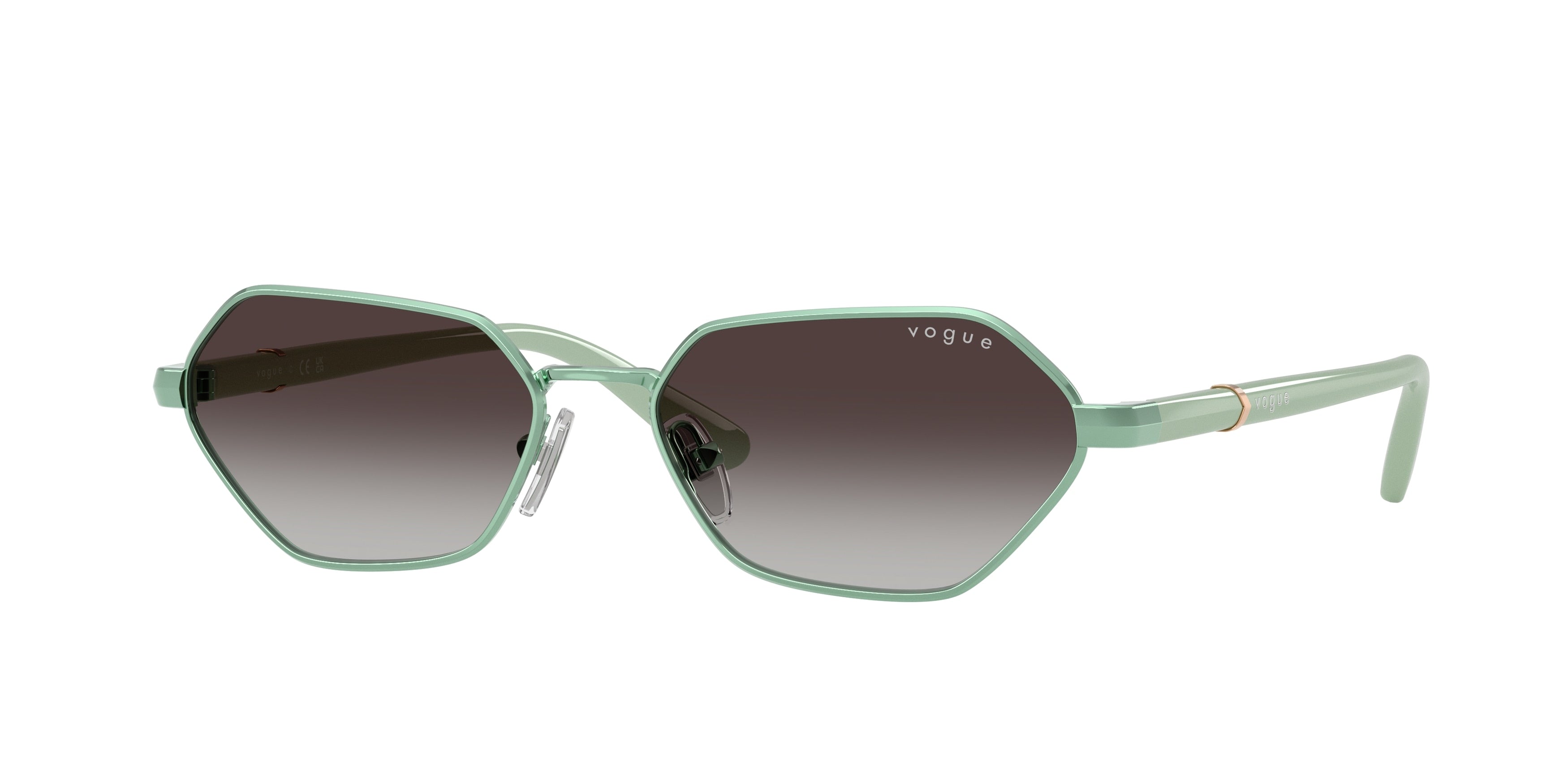Vogue VO4349S Butterfly Sunglasses 52158G-Light Green 54-140-16 - Color Map Green