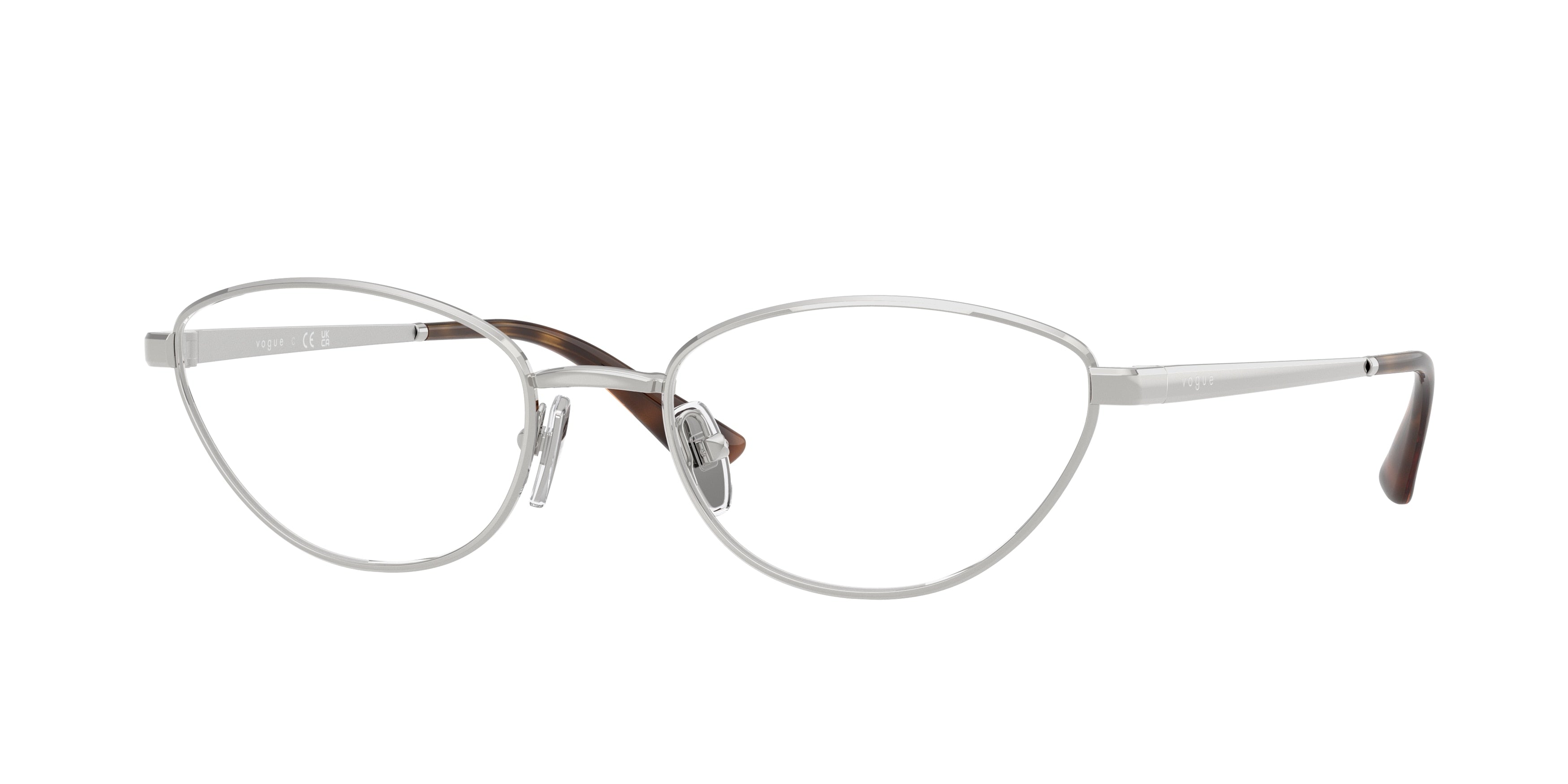 Vogue VO4355 Butterfly Eyeglasses 323-Silver 54-140-19 - Color Map Silver