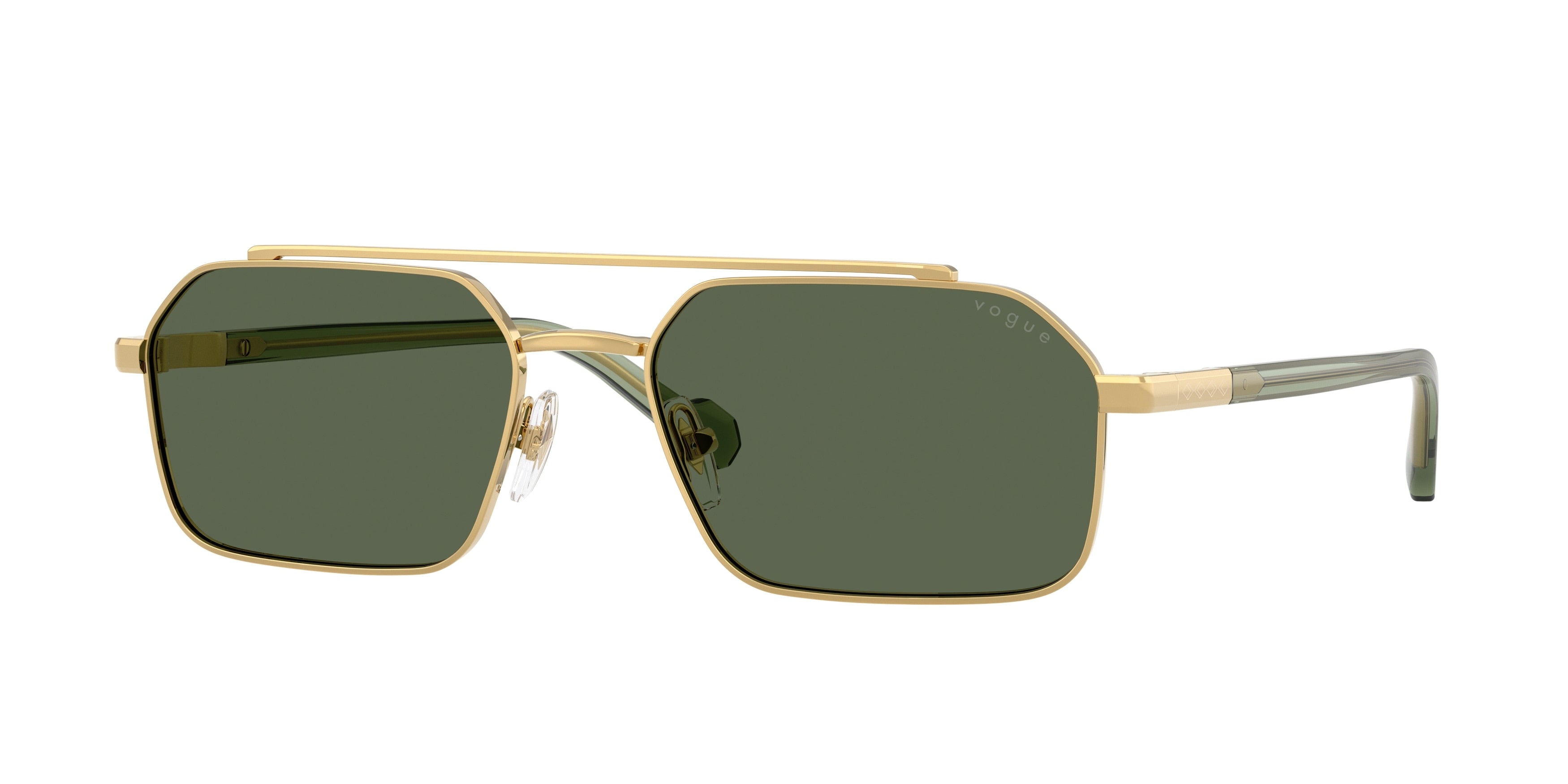 Vogue VO4356S Irregular Sunglasses 280/71-Gold 57-145-18 - Color Map Gold