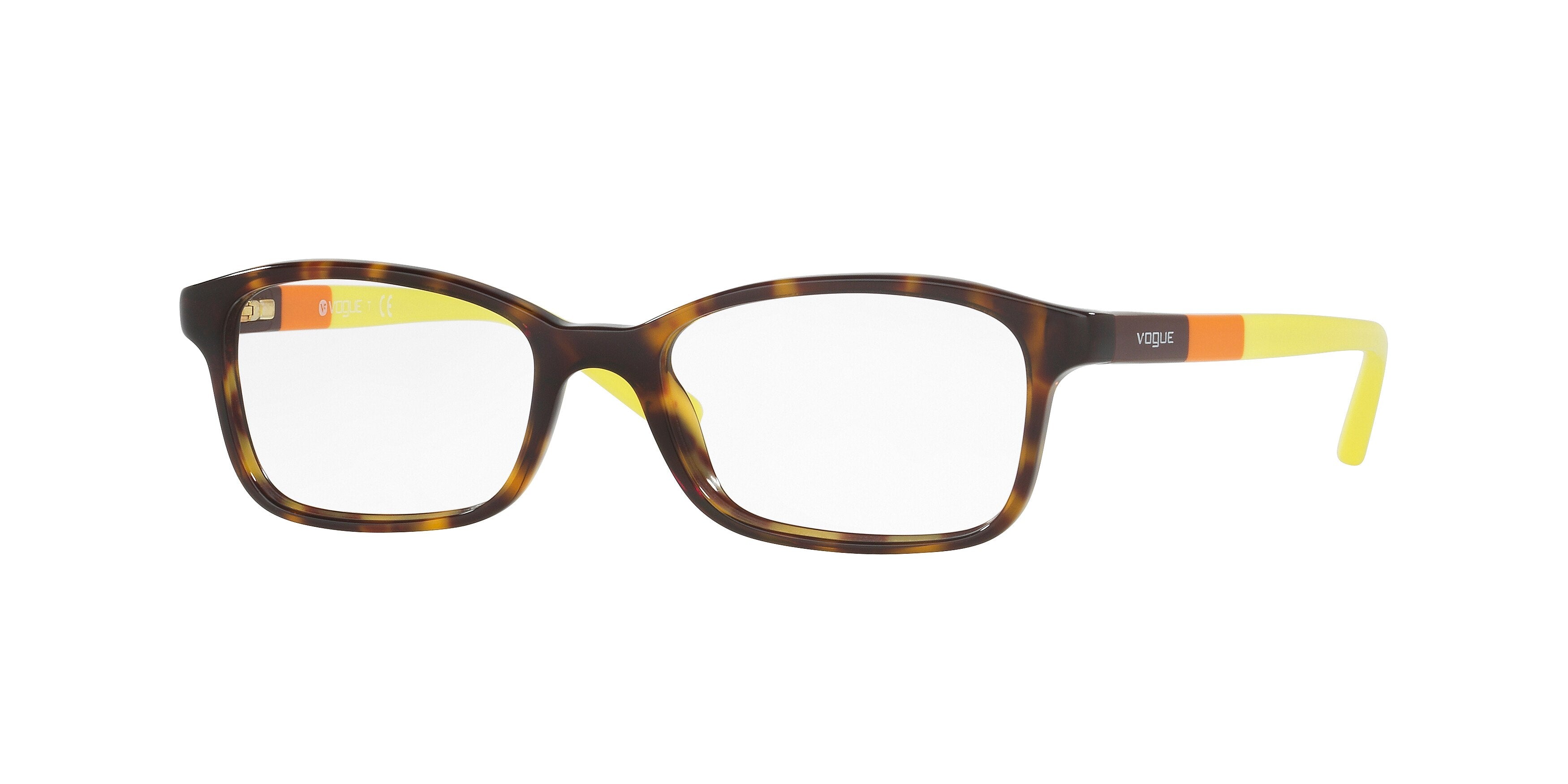 Vogue VO5070 Rectangle Eyeglasses W656-Havana 46-125-16 - Color Map Tortoise