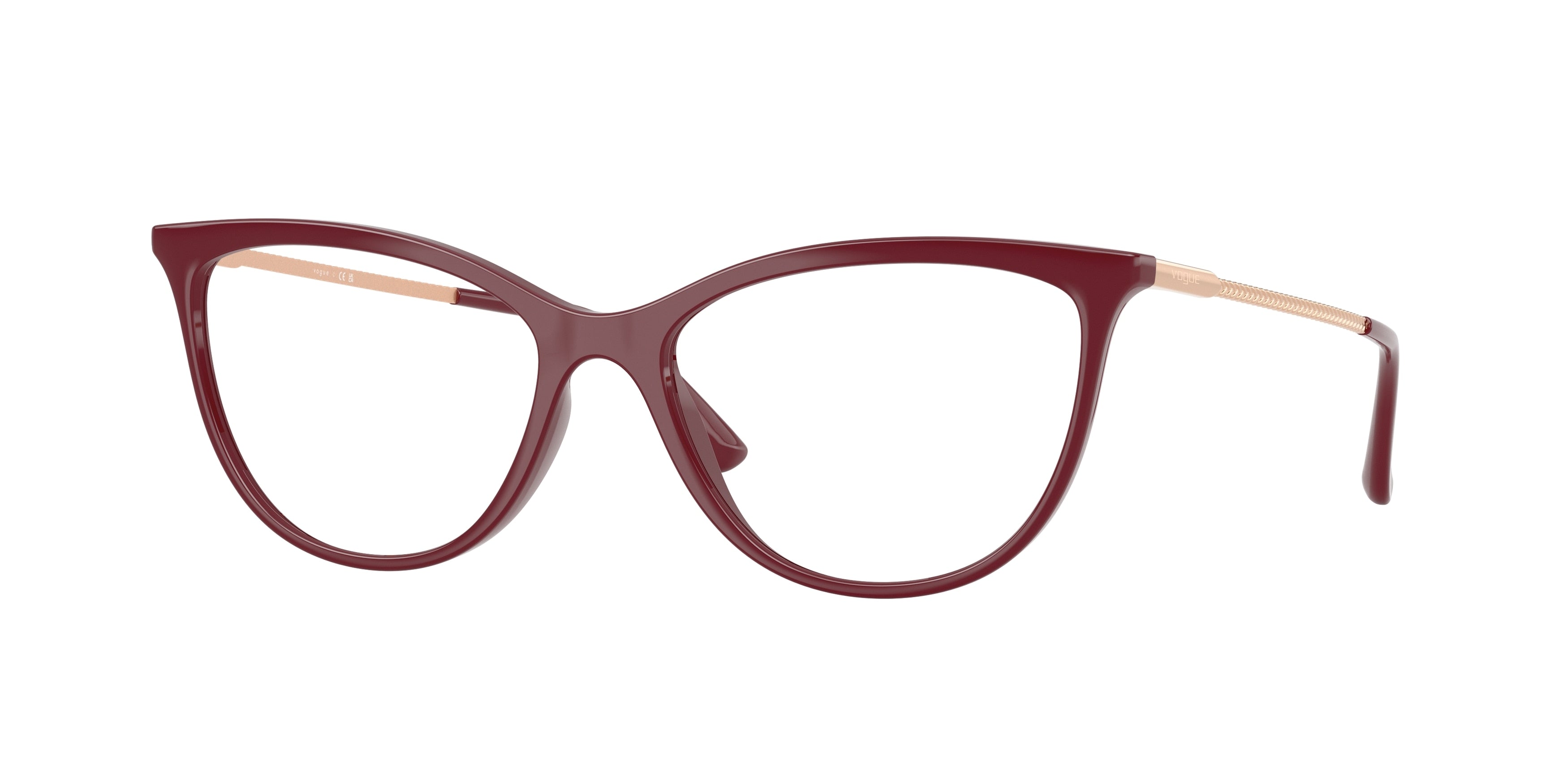 Vogue VO5239 Cat Eye Eyeglasses 2875-Full Cherry 54-140-16 - Color Map Red