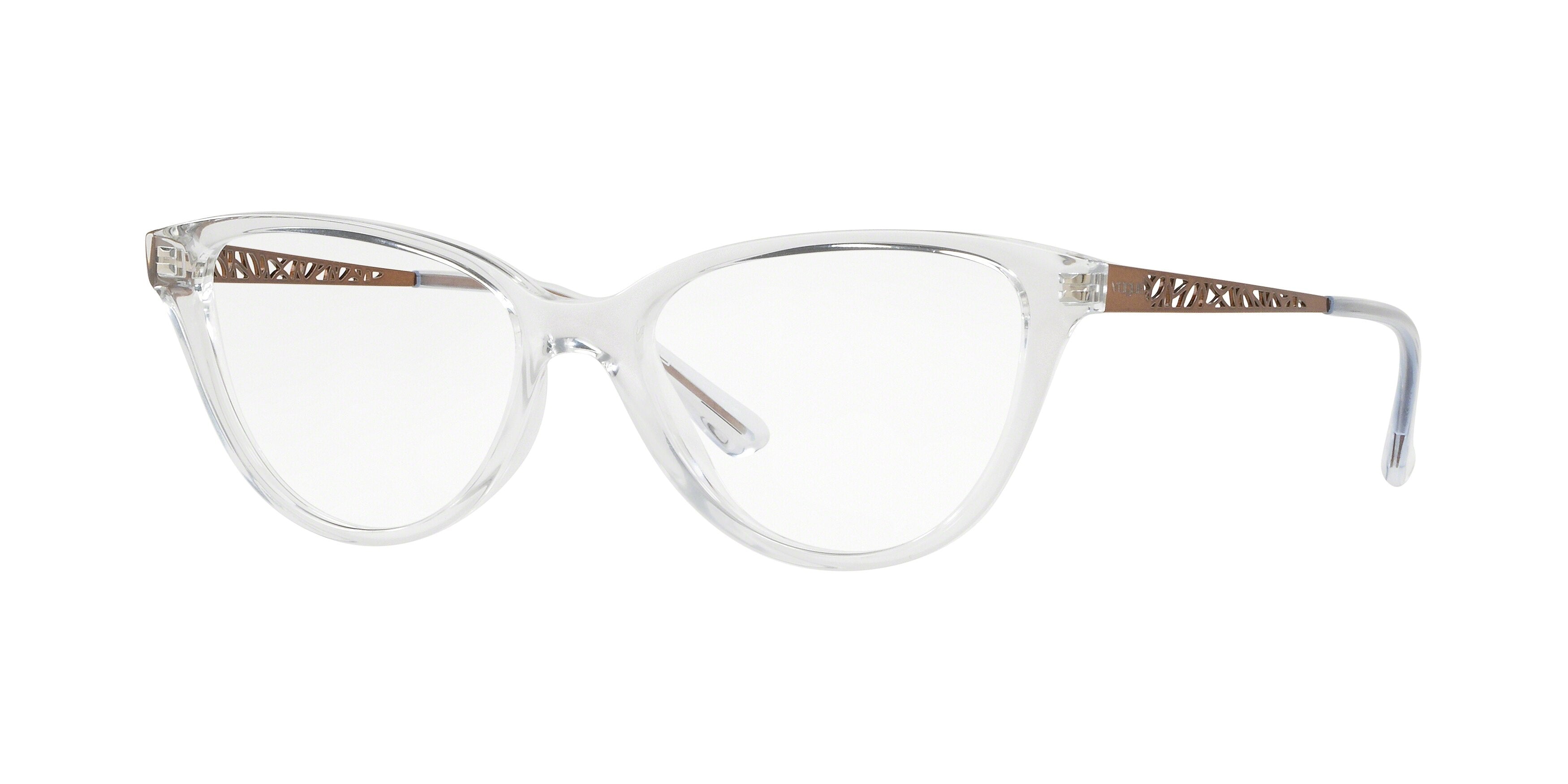 Vogue VO5258 Cat Eye Eyeglasses  W745-Transparent 51-140-16 - Color Map Transparent