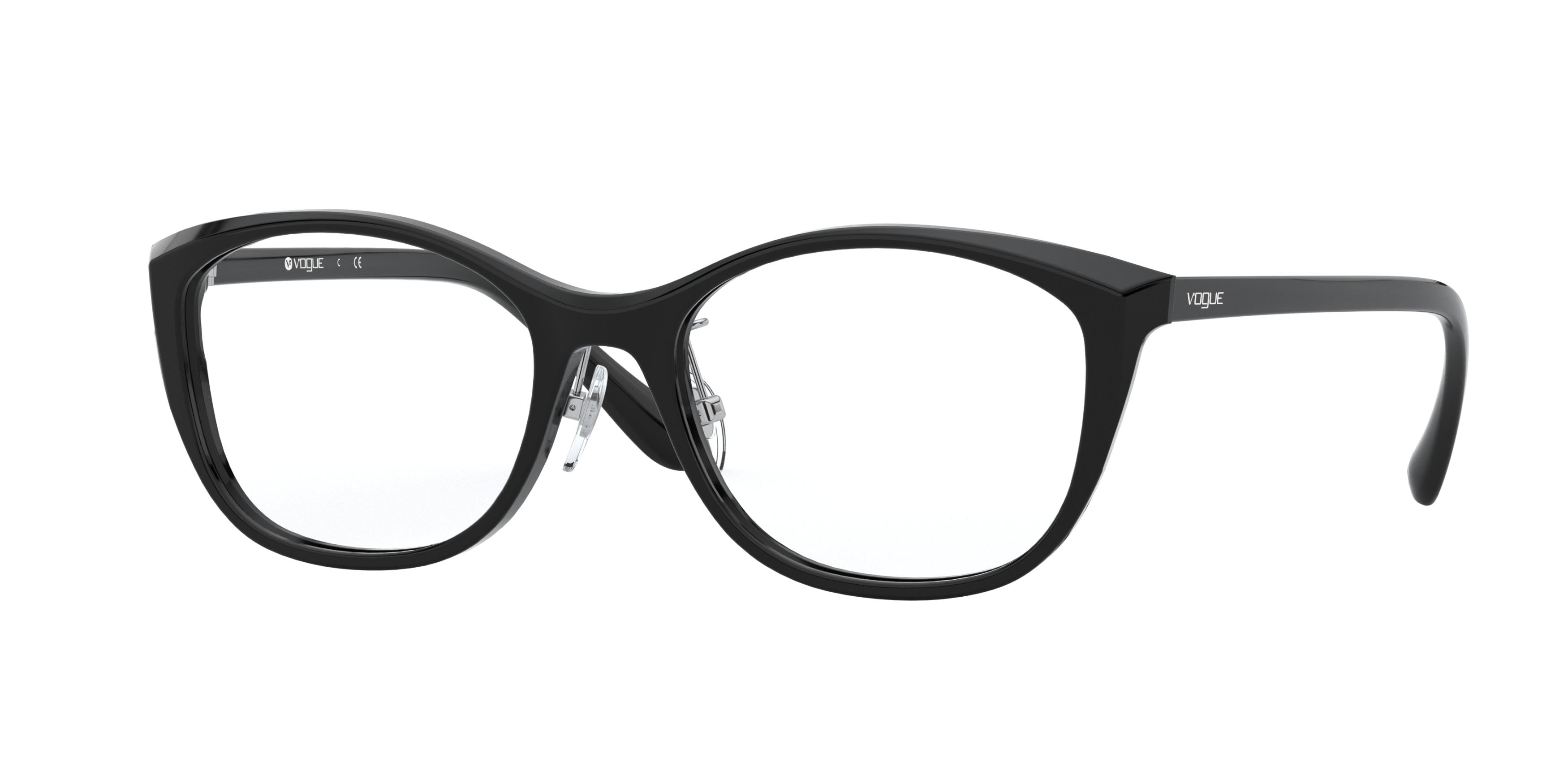 Vogue VO5296D Pillow Eyeglasses W44-Black 54-140-18 - Color Map Black