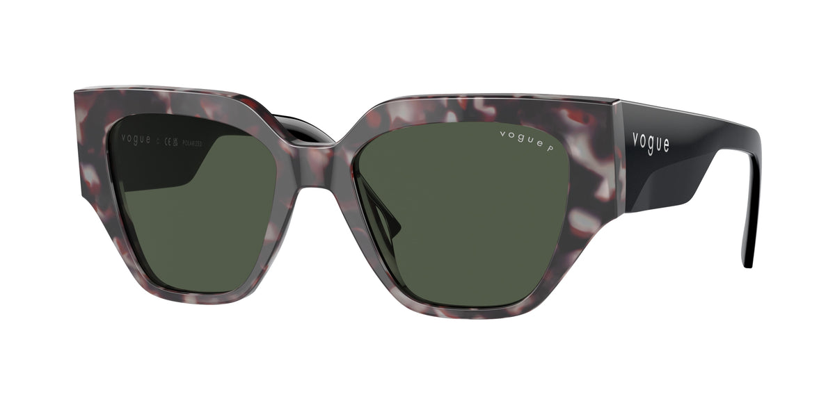 Vogue VO5409S Irregular Sunglasses 31499A-Grey Tortoise 52-140-18 - Color Map Grey