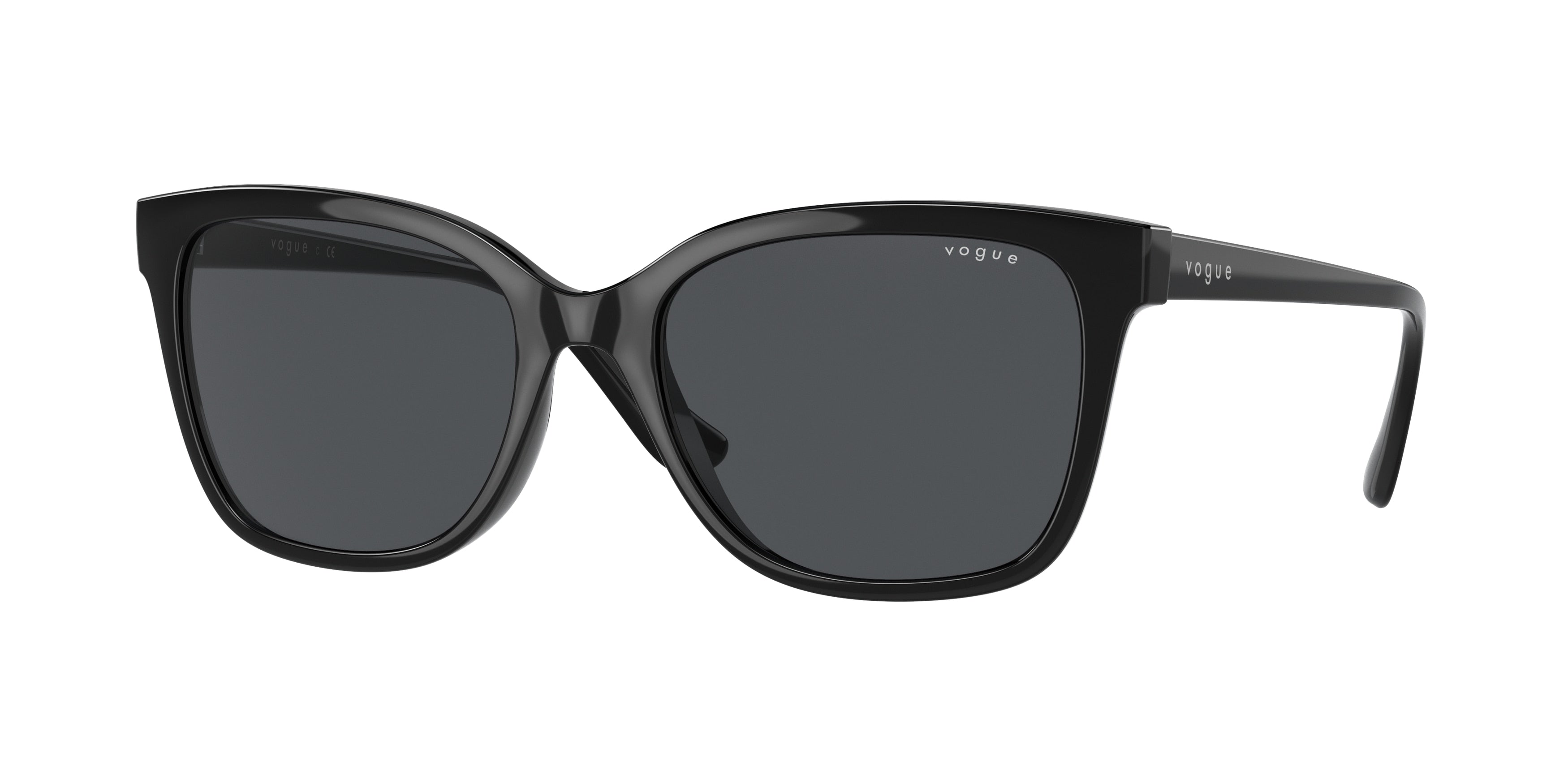 Vogue VO5426S Pillow Sunglasses W44/87-Black 54-140-18 - Color Map Black