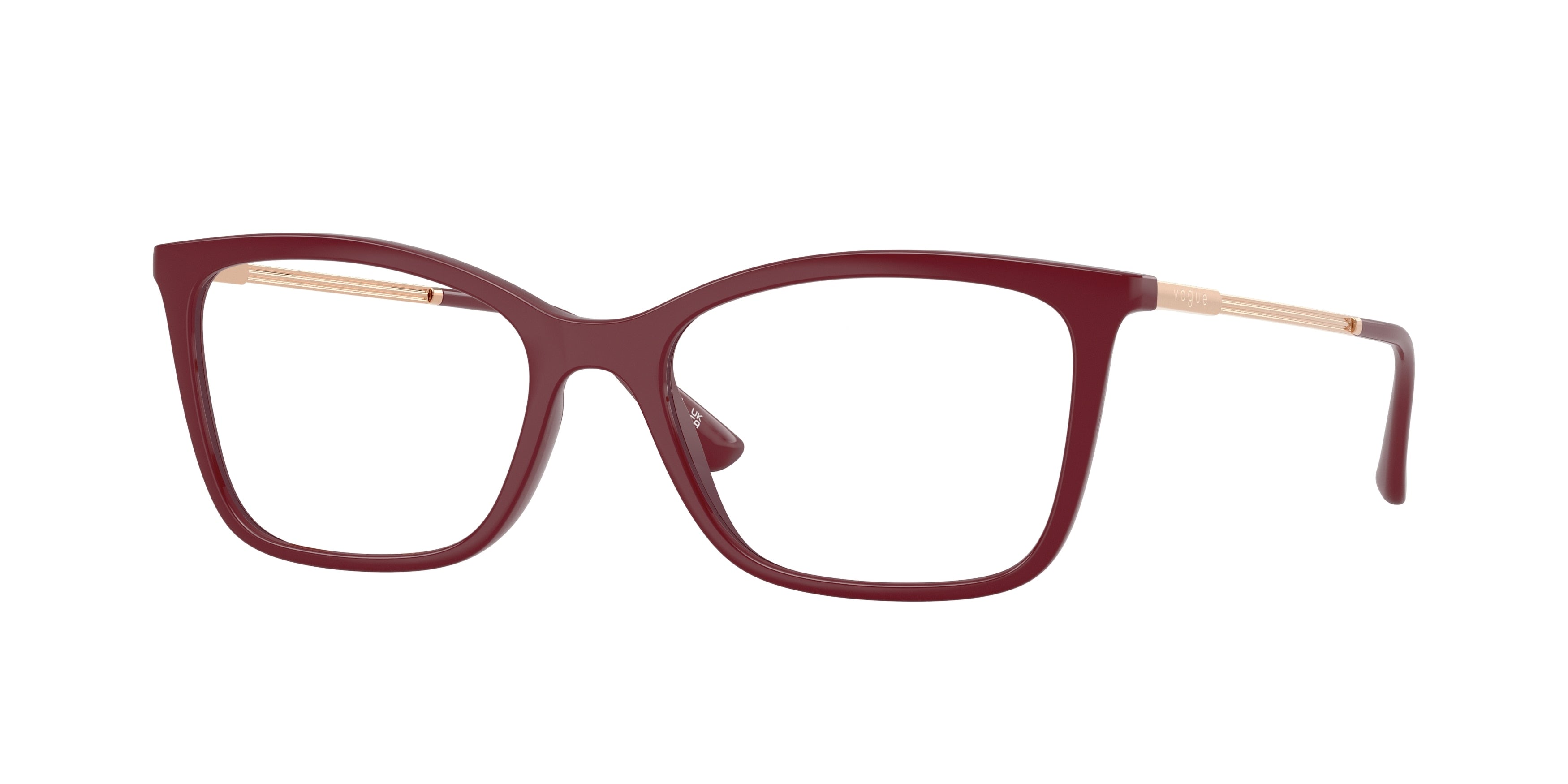 Vogue VO5563 Butterfly Eyeglasses 2875-Full Cherry 53-140-17 - Color Map Red