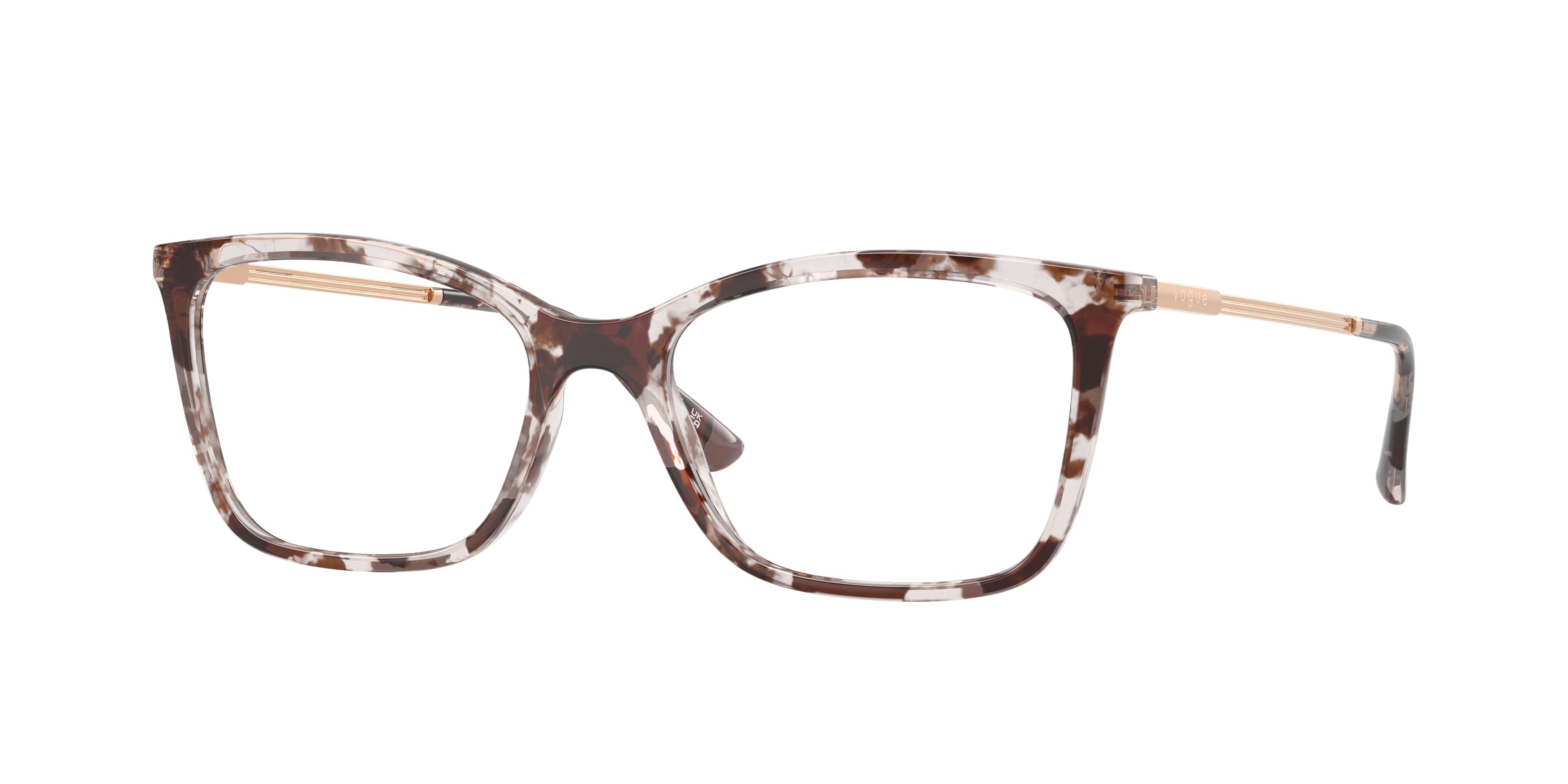 Vogue VO5563 Butterfly Eyeglasses 3218-Grey Havana 53-140-17 - Color Map Tortoise