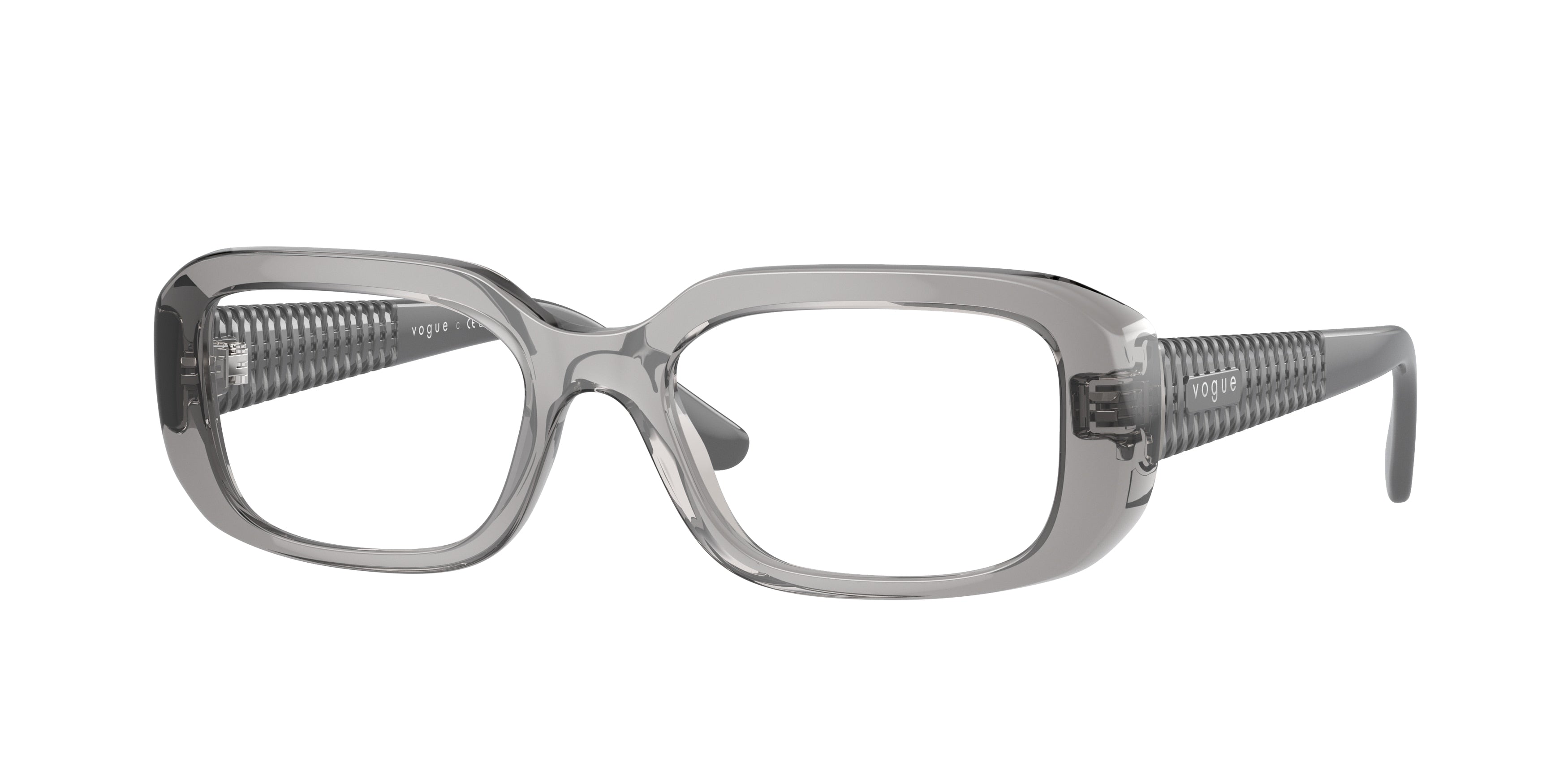 Vogue VO5568 Pillow Eyeglasses 2726-Transparent Grey 51-135-19 - Color Map Grey