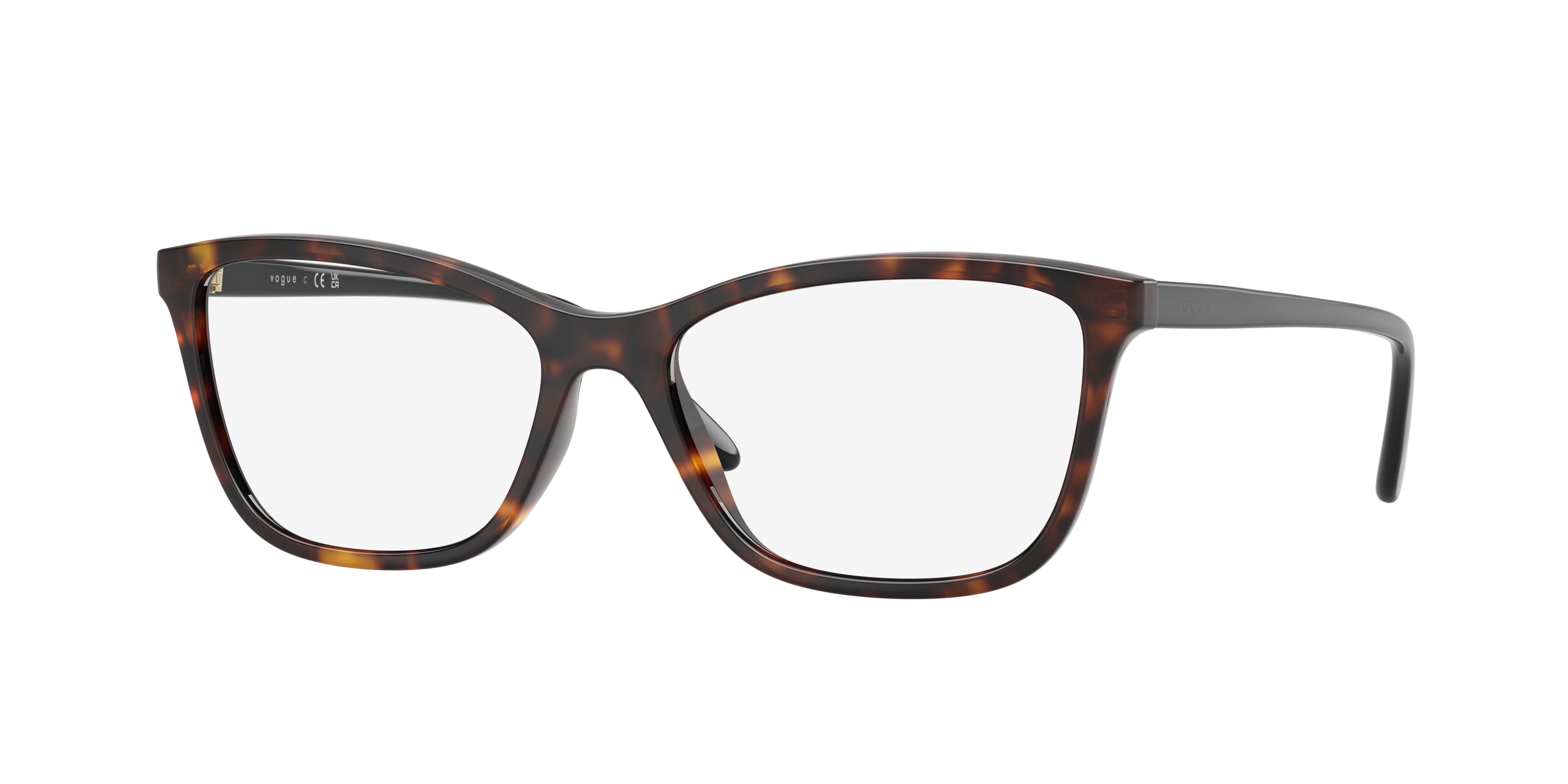 Vogue VO5603F Butterfly Eyeglasses W656-Dark Havana 54-140-16 - Color Map Brown