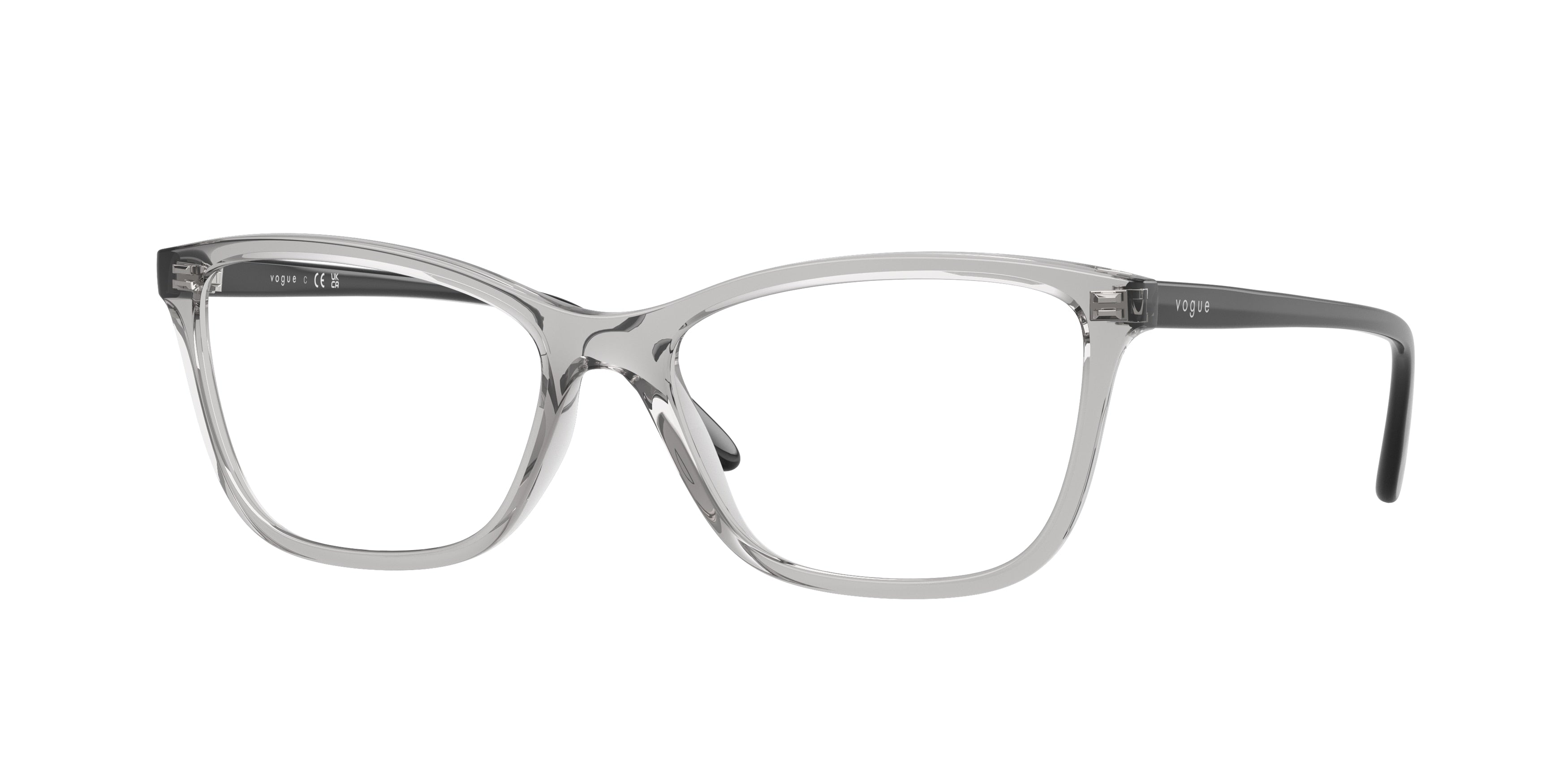 Vogue VO5603 Butterfly Eyeglasses 2726-Transparent Grey 54-140-16 - Color Map Grey