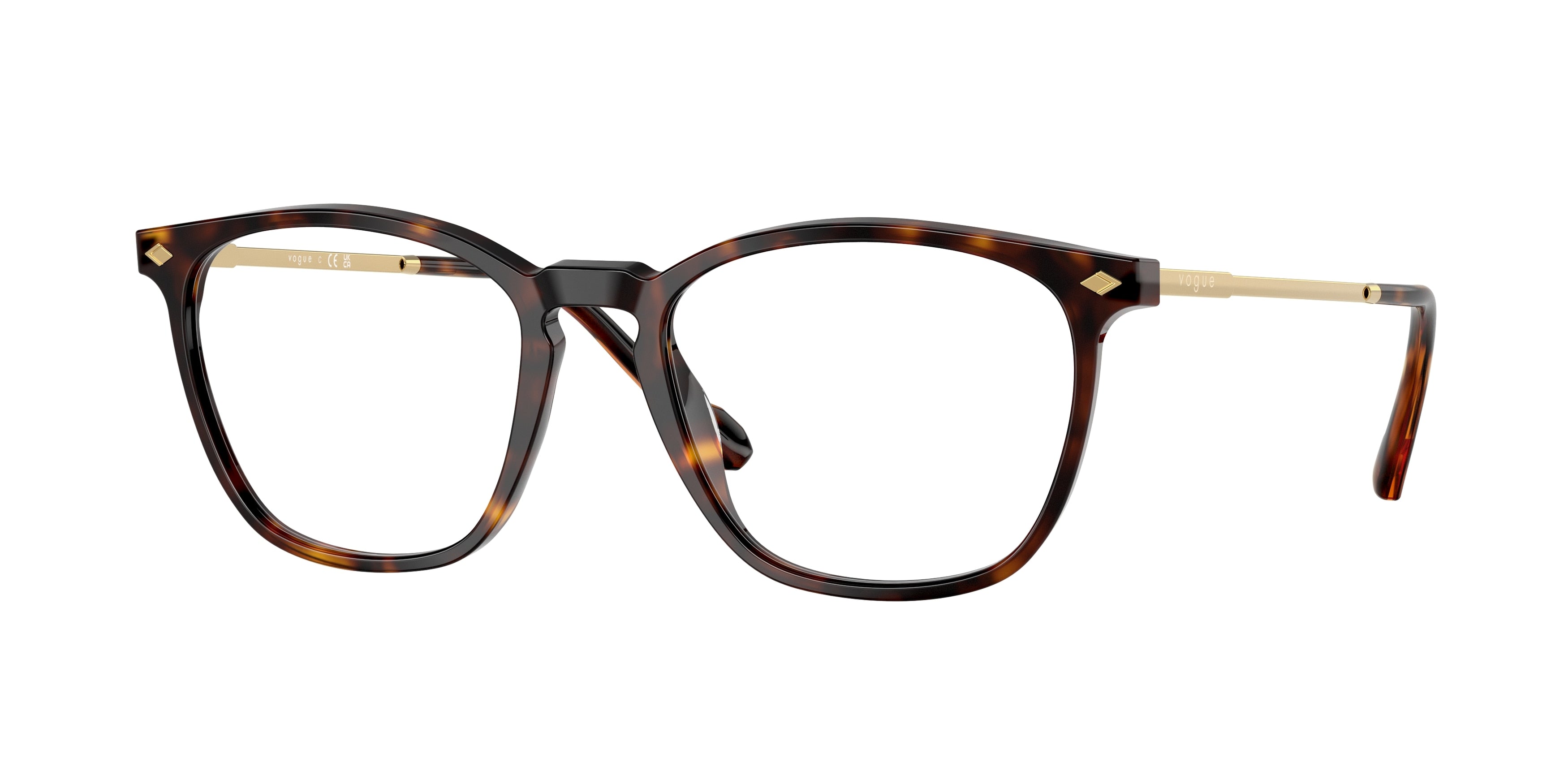 Vogue VO5614 Pillow Eyeglasses W656-Dark Havana 53-145-18 - Color Map Brown