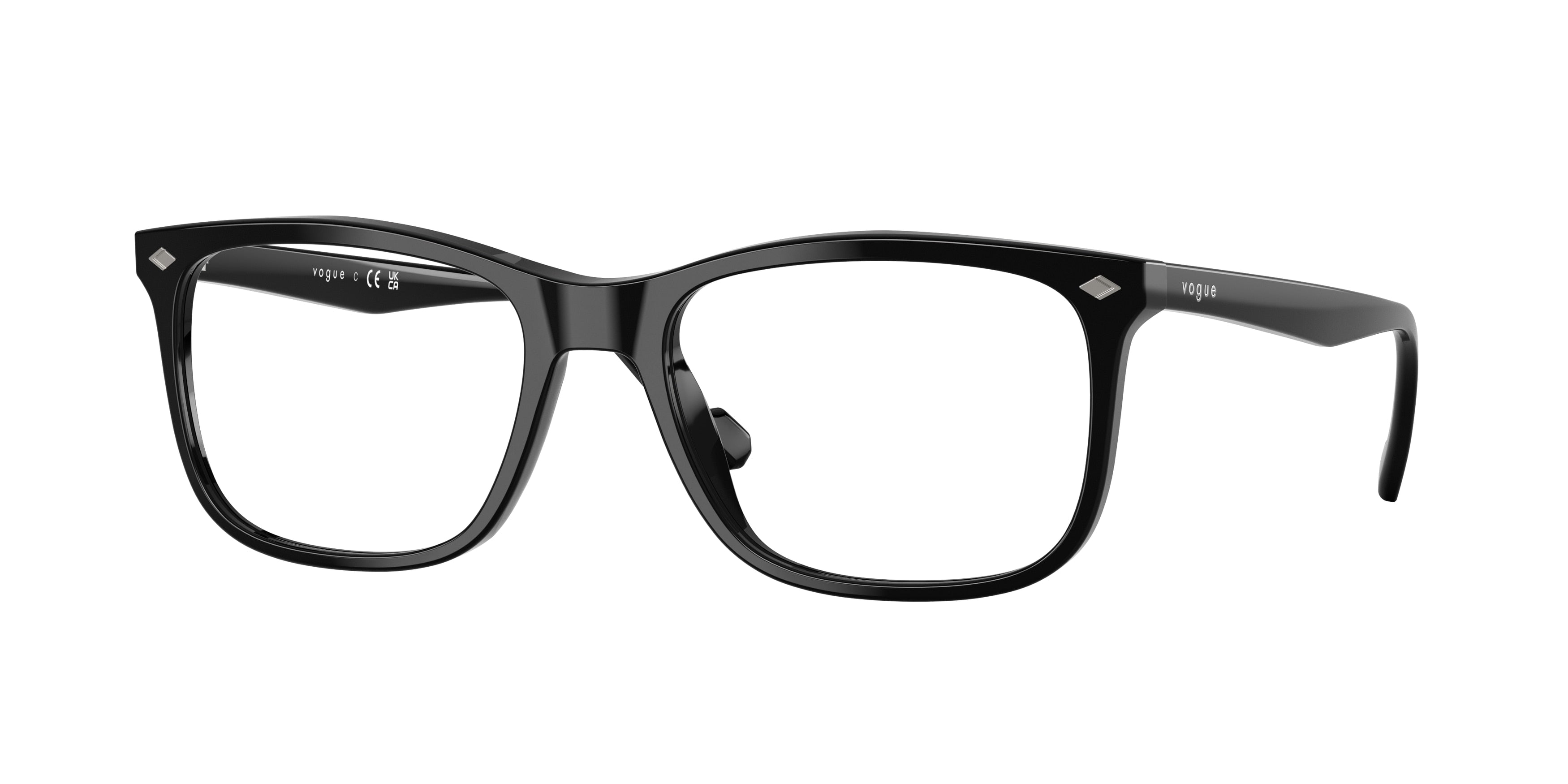 Vogue VO5617 Pillow Eyeglasses W44-Black 55-145-18 - Color Map Black
