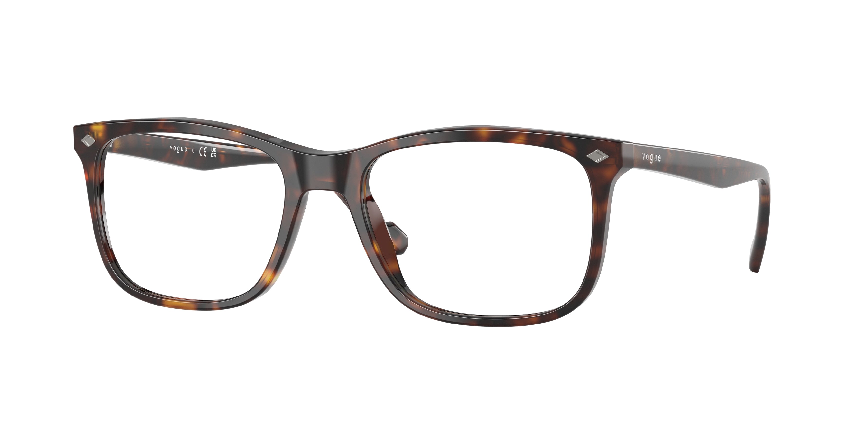 Vogue VO5617 Pillow Eyeglasses W656-Dark Havana 55-145-18 - Color Map Brown