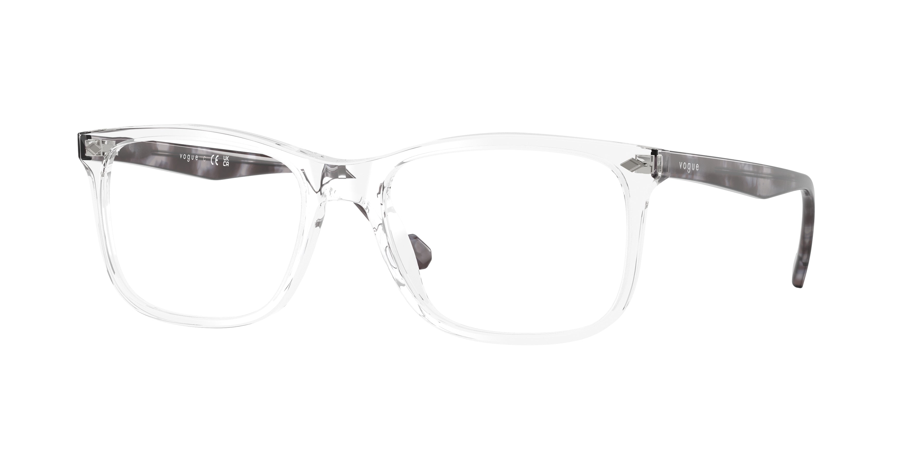 Vogue VO5617 Pillow Eyeglasses W745-Transparent 55-145-18 - Color Map Transparent