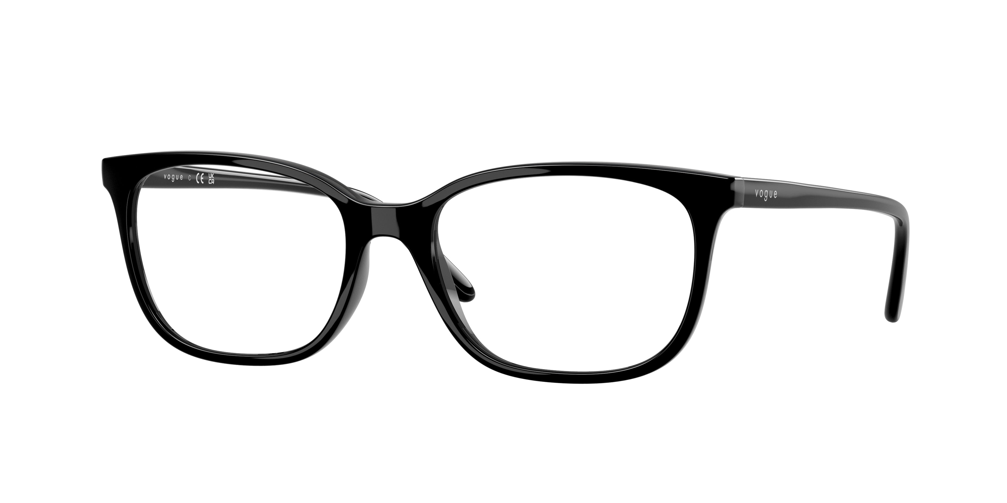 Vogue VO5621 Pillow Eyeglasses W44-Black 53-140-17 - Color Map Black