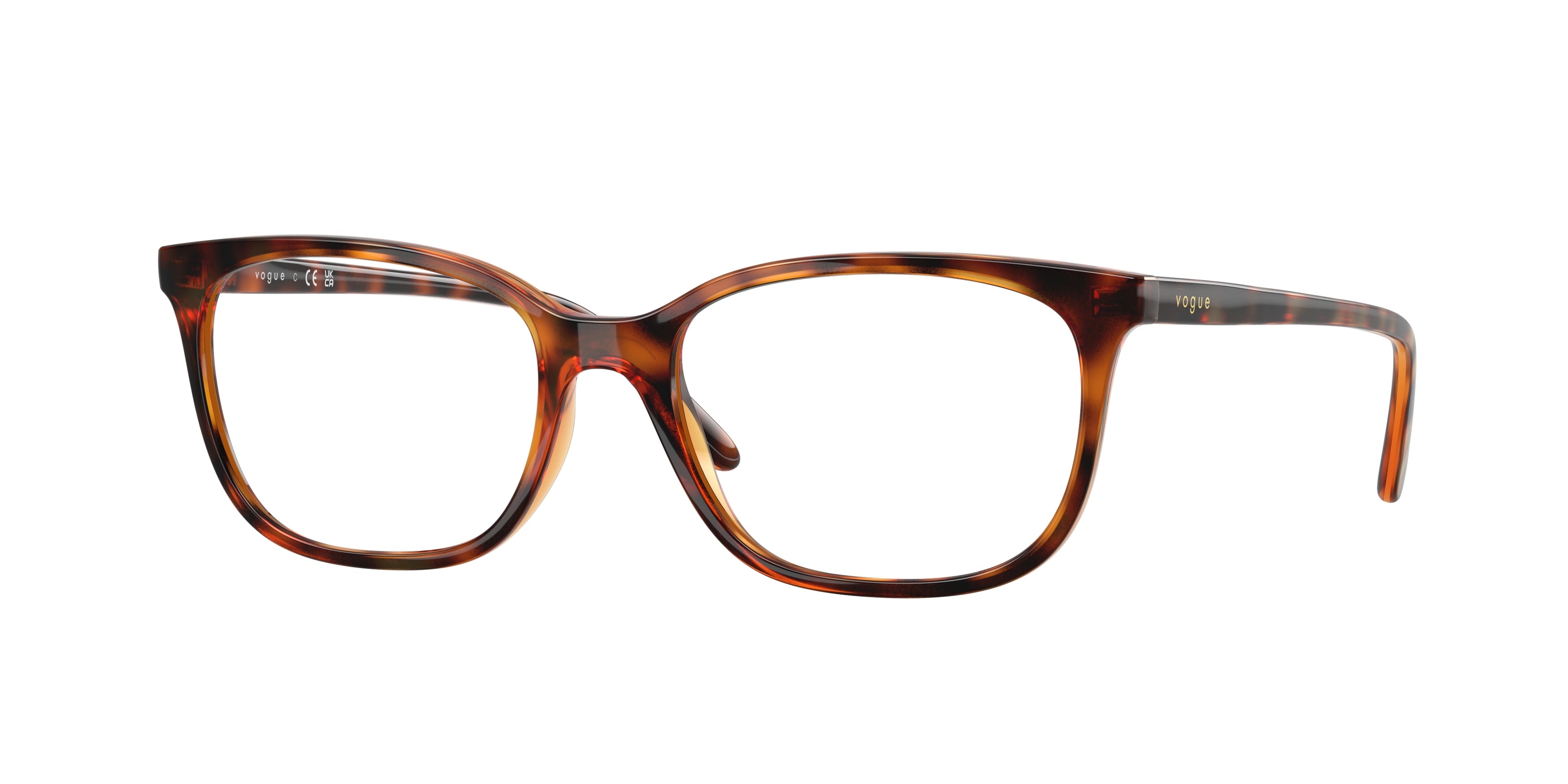 Vogue VO5621 Pillow Eyeglasses W656-Dark Havana 53-140-17 - Color Map Brown