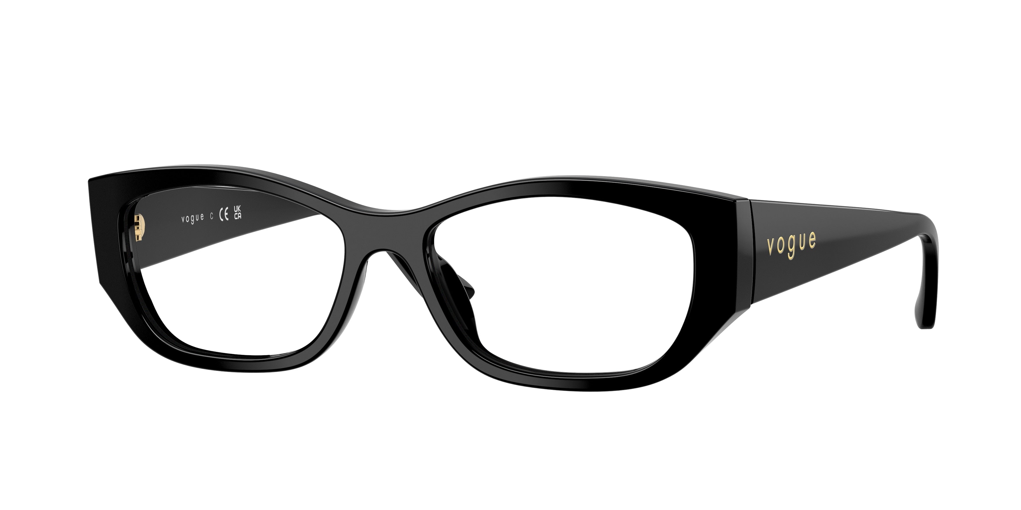 Vogue VO5640U Pillow Eyeglasses W44-Black 53-140-16 - Color Map Black