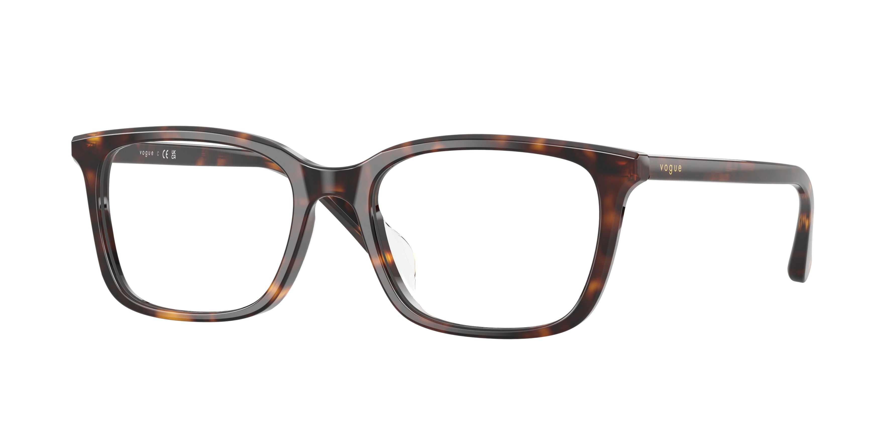 Vogue VO5643D Pillow Eyeglasses W656-Dark Havana 53-145-18 - Color Map Brown
