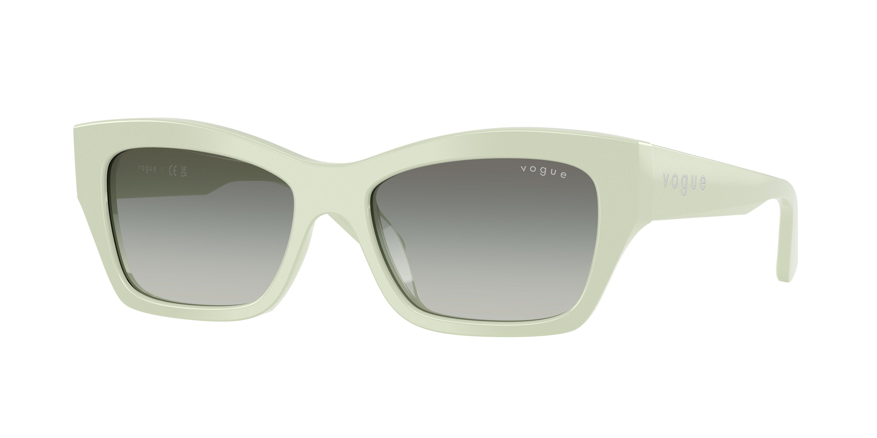Vogue VO5658SU Butterfly Sunglasses 324311-Full Mint Green 53-140-17 - Color Map Green