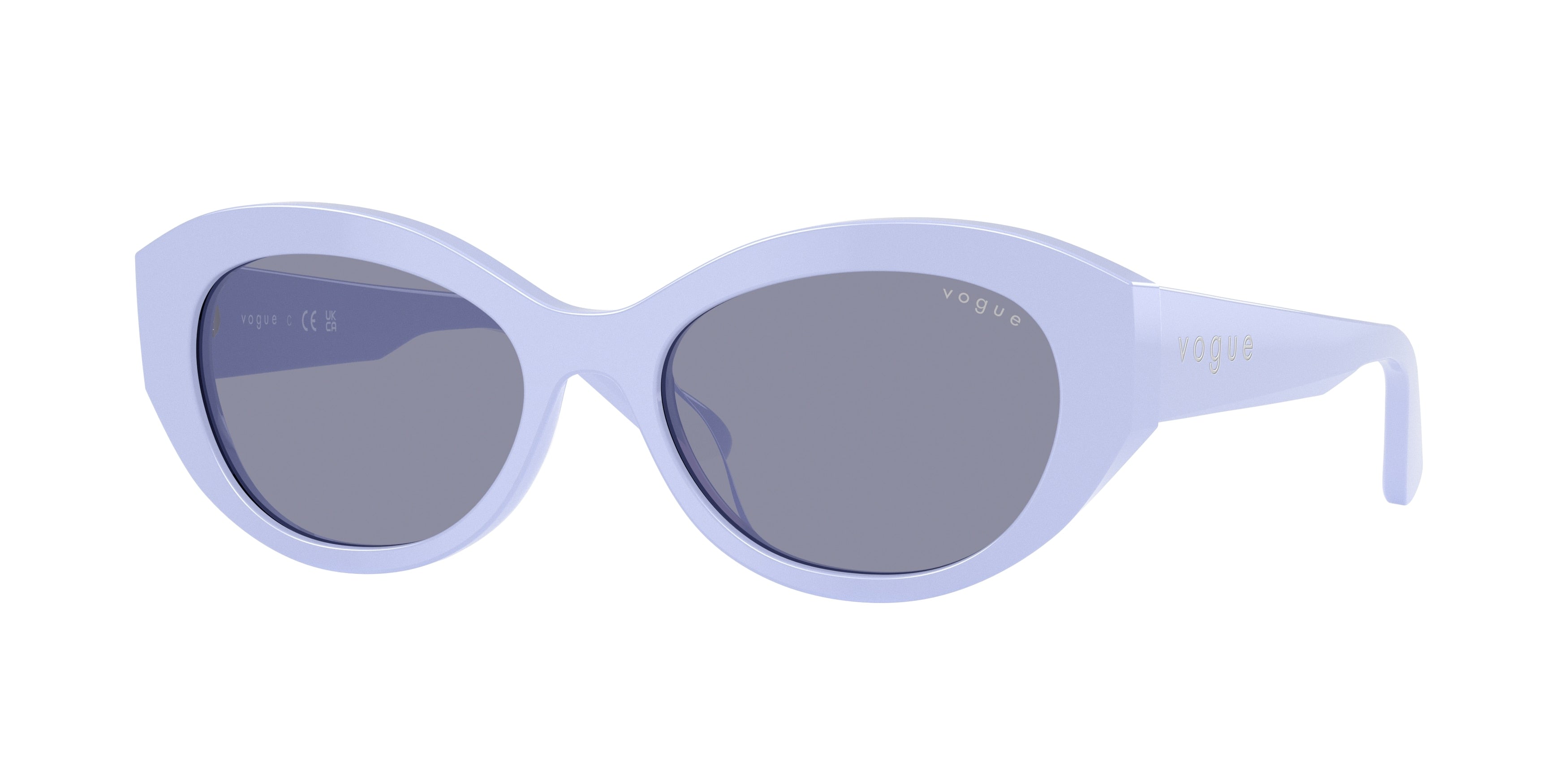 Vogue VO5659SU Irregular Sunglasses 3245/1-Full Lavander 52-140-17 - Color Map Violet
