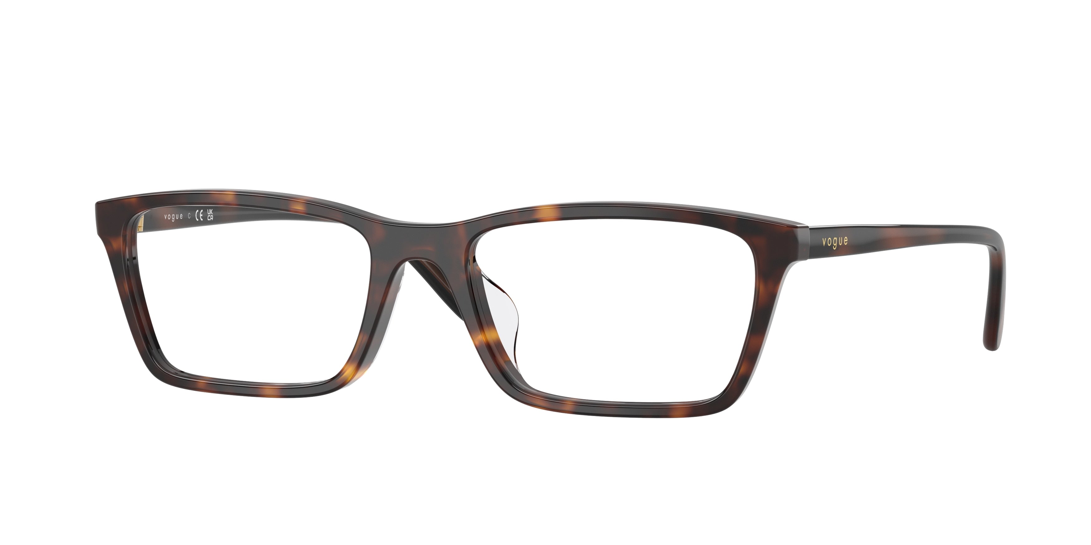 Vogue VO5667F Pillow Eyeglasses W656-Dark Havana 54-140-18 - Color Map Brown