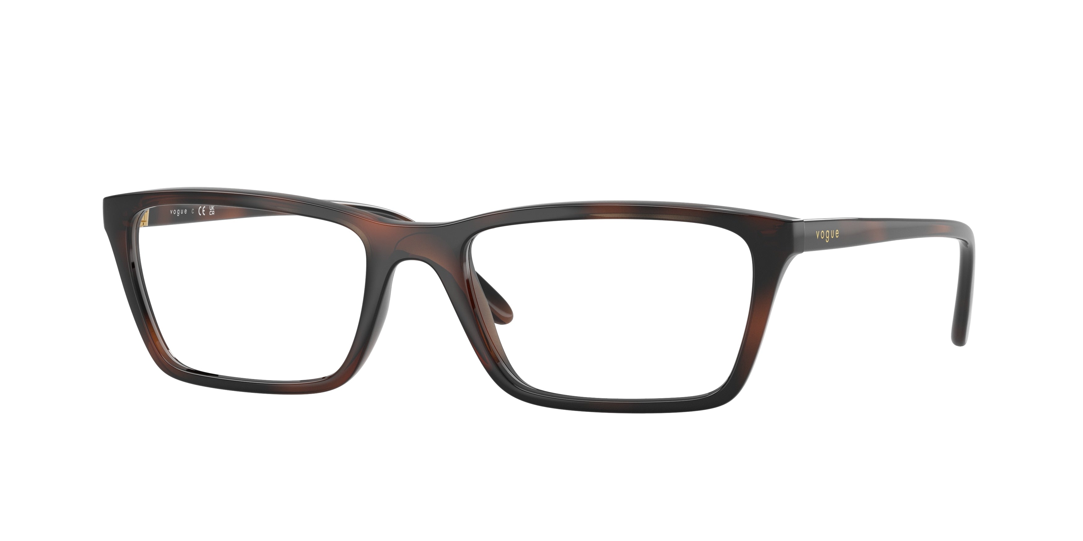 Vogue VO5667 Pillow Eyeglasses 2386-Brown Havana 54-140-18 - Color Map Brown
