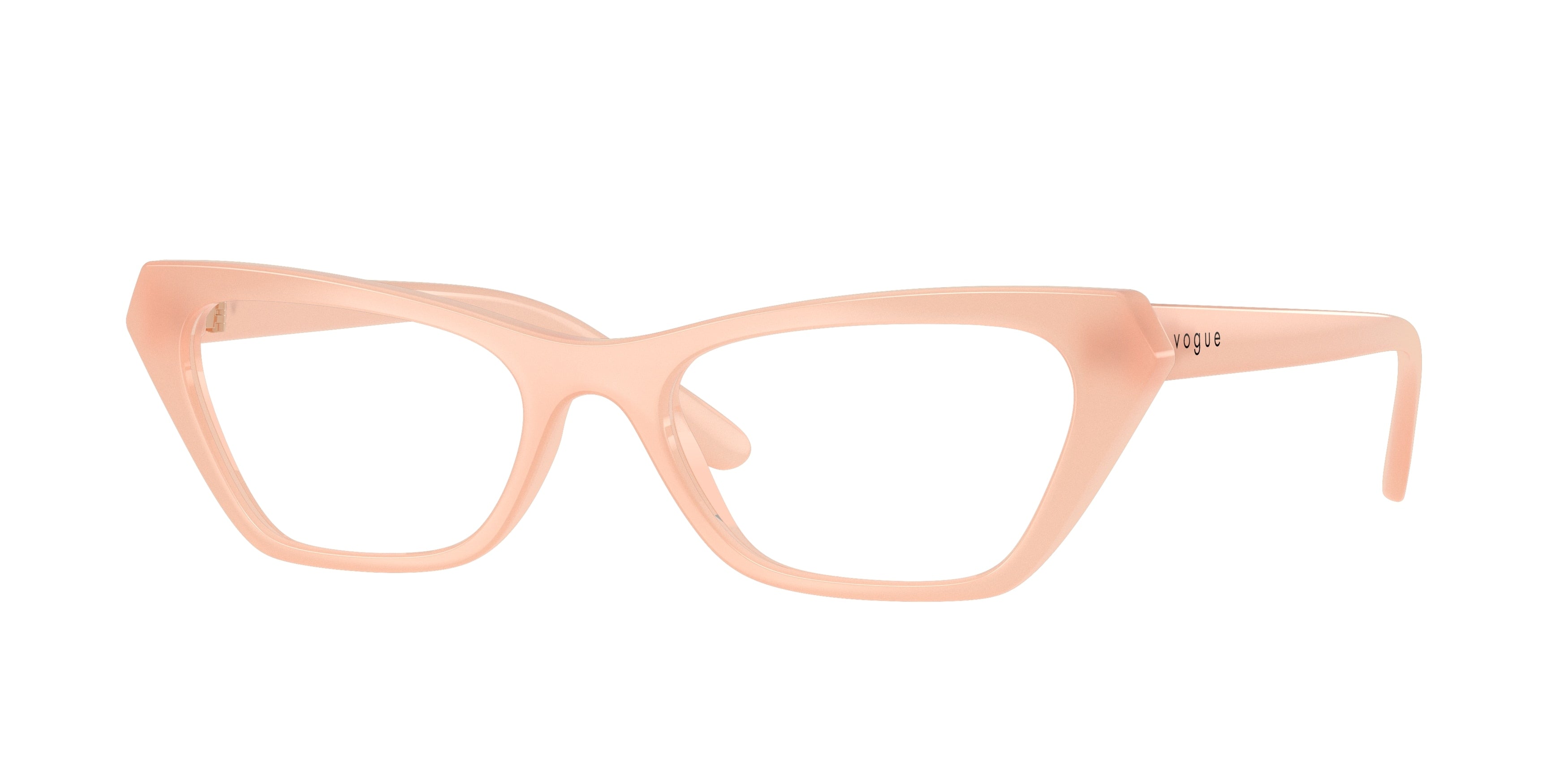 Vogue VO5670 Cat Eye Eyeglasses  3256-Opaline Pink 53-140-18 - Color Map Pink