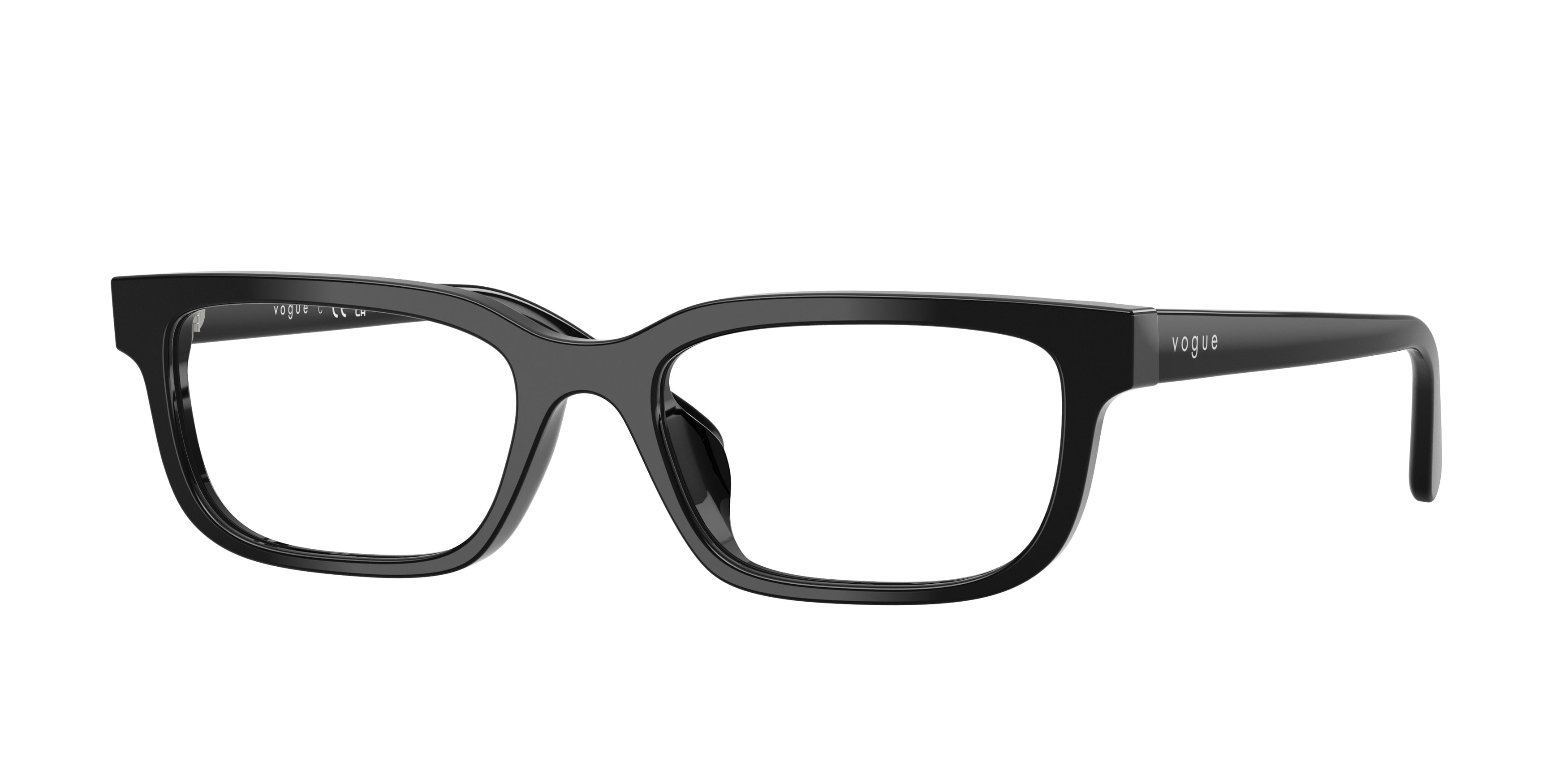 Vogue VO5671F Rectangle Eyeglasses W44-Black 53-145-18 - Color Map Black