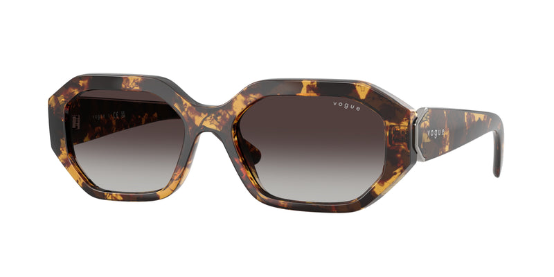 Vogue VO5675S Irregular Sunglasses 31798G-Honey Havana 54-135-18 - Color Map Tortoise
